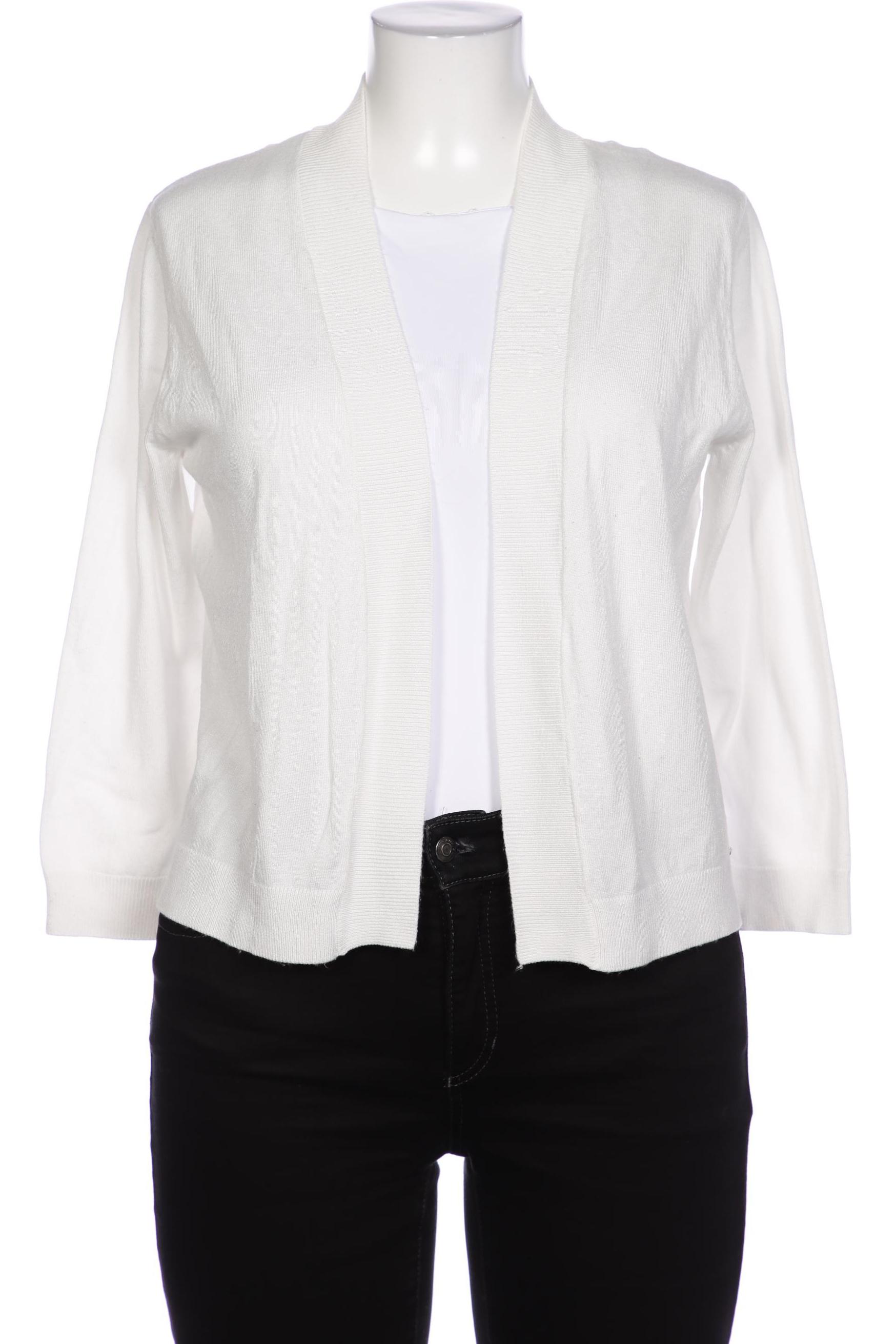 

More & More Damen Strickjacke, weiß, Gr. 42