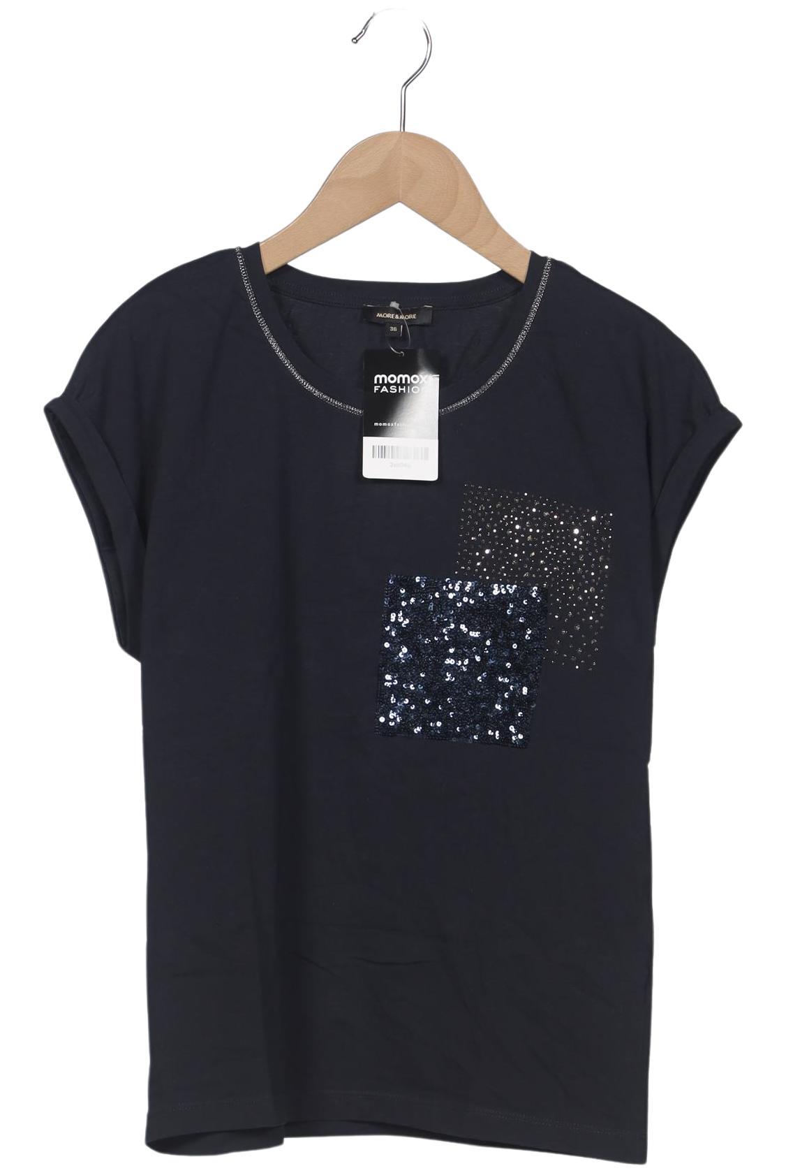 

More & More Damen T-Shirt, marineblau, Gr. 36