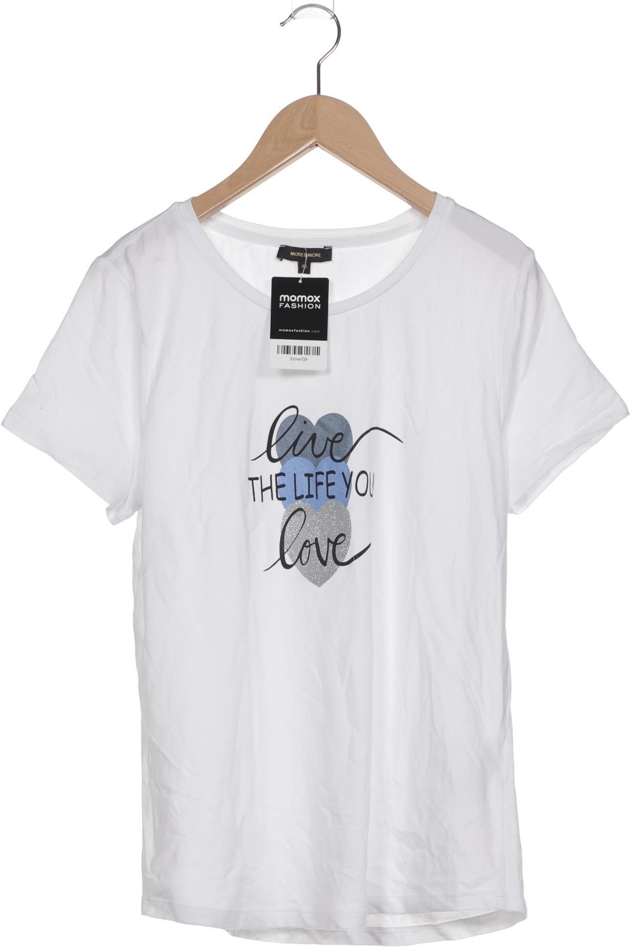 

More & More Damen T-Shirt, weiß, Gr. 40