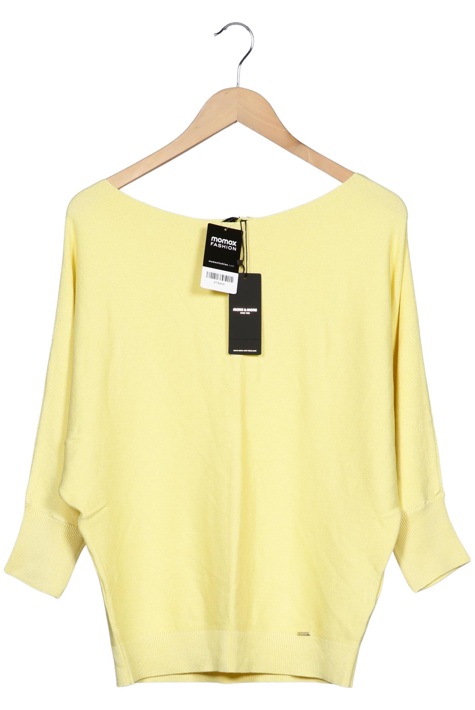 

More & More Damen Pullover, gelb, Gr. 46