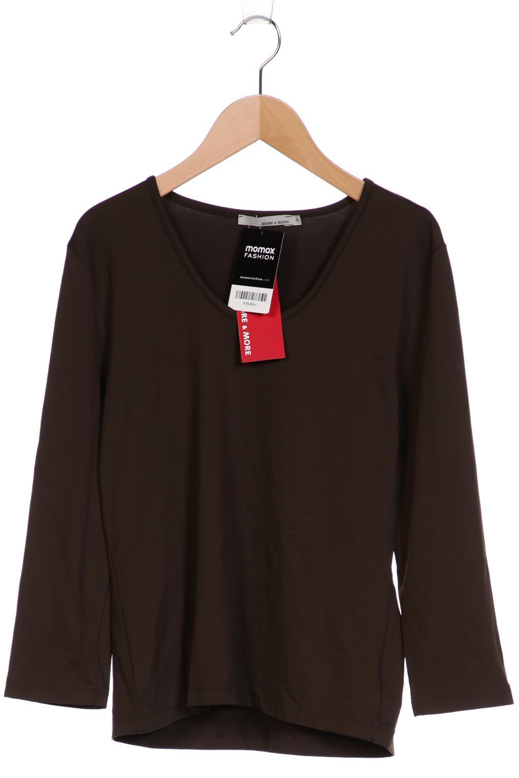 

More & More Damen Langarmshirt, braun, Gr. 40