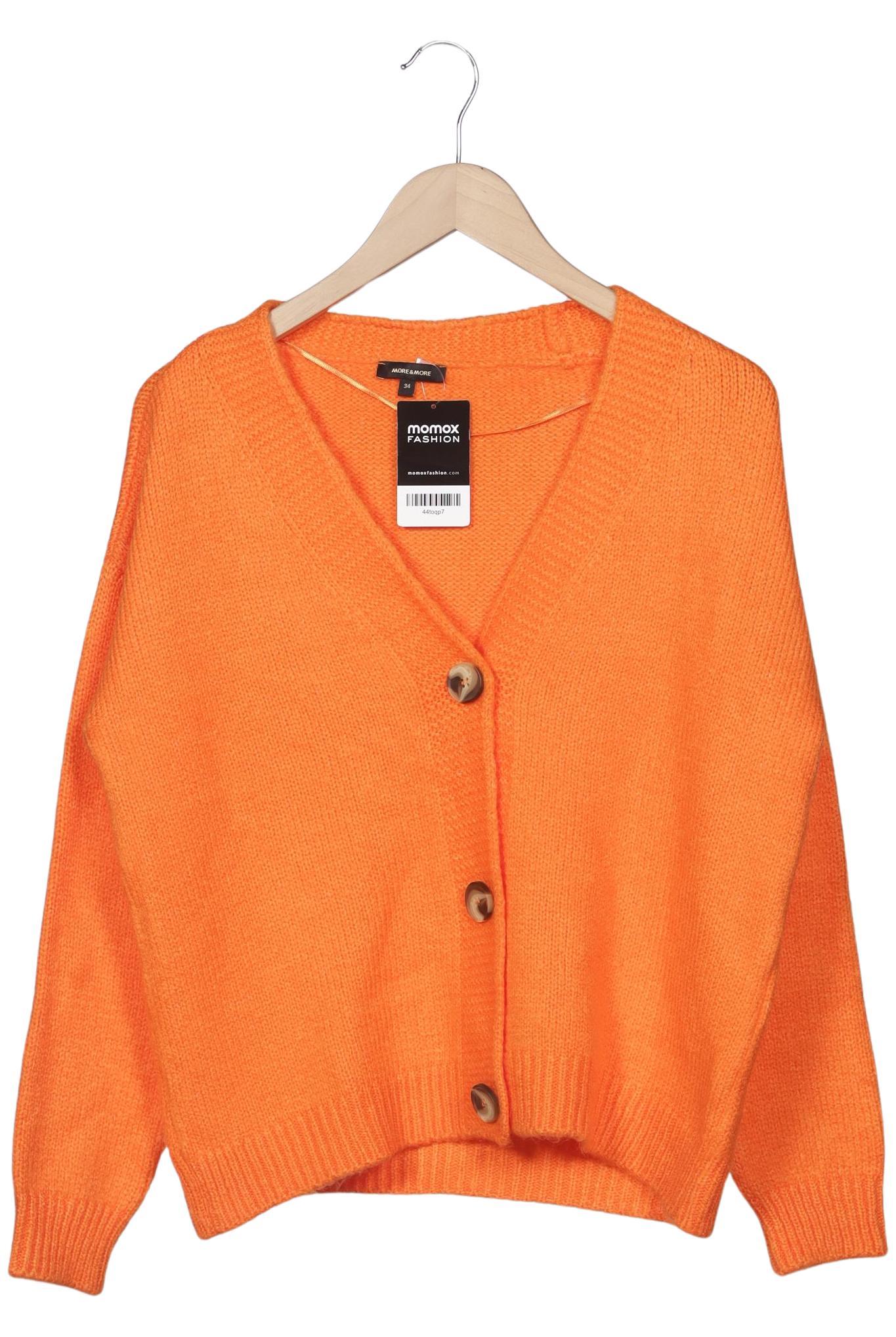

More & More Damen Strickjacke, orange, Gr. 34