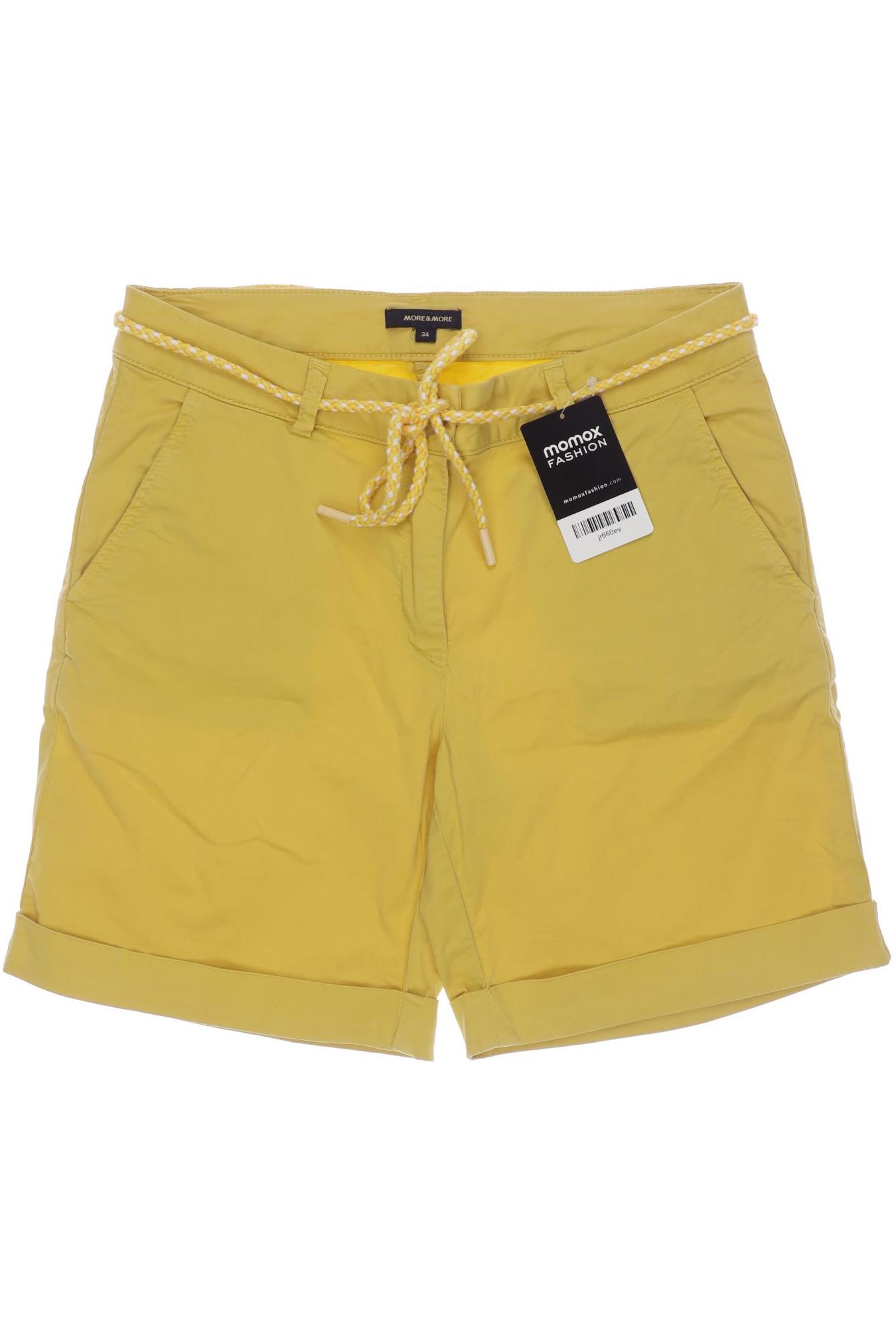 

More & More Damen Shorts, gelb, Gr. 34