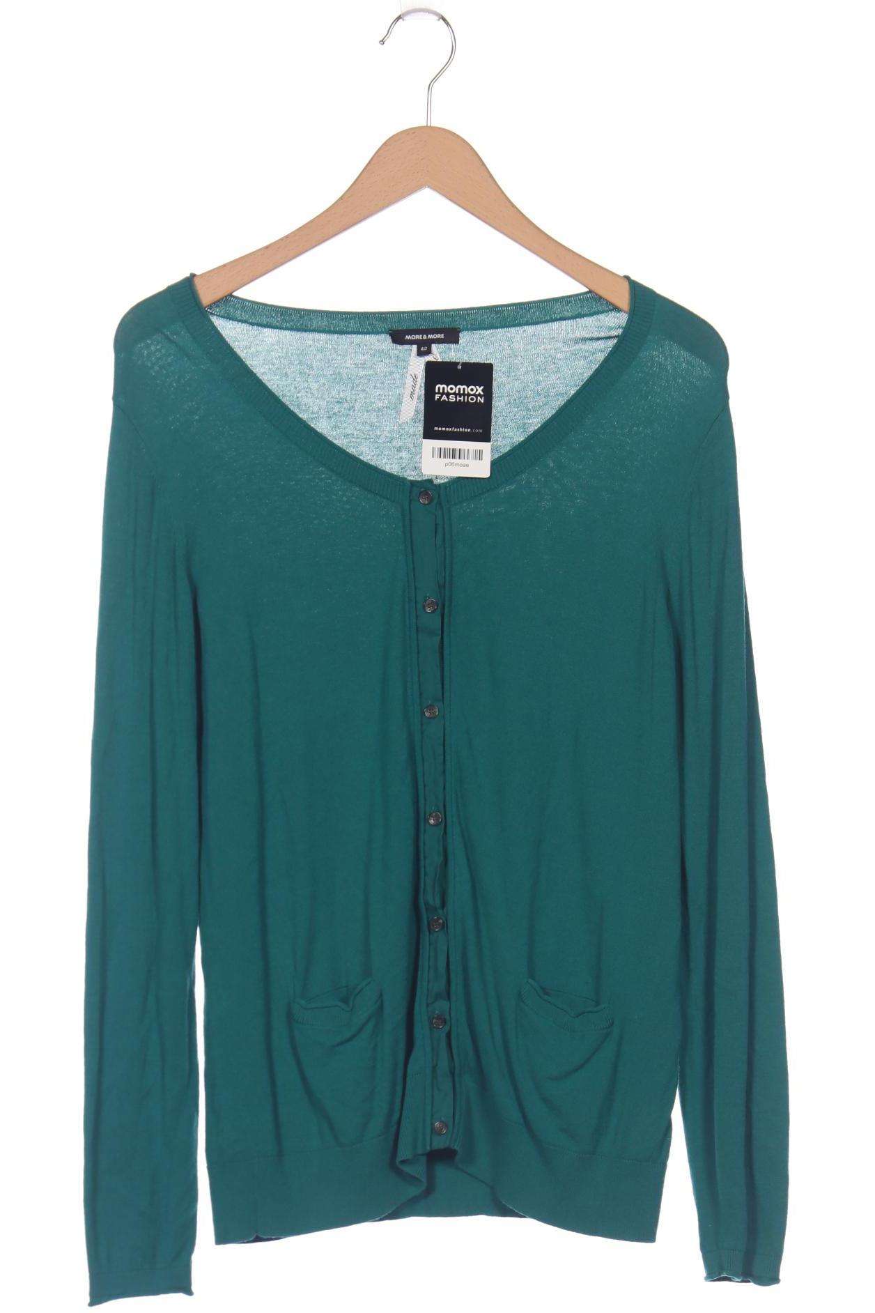 

More & More Damen Strickjacke, grün, Gr. 42