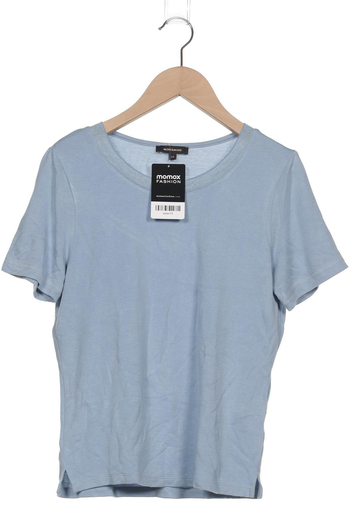

More & More Damen T-Shirt, blau, Gr. 34