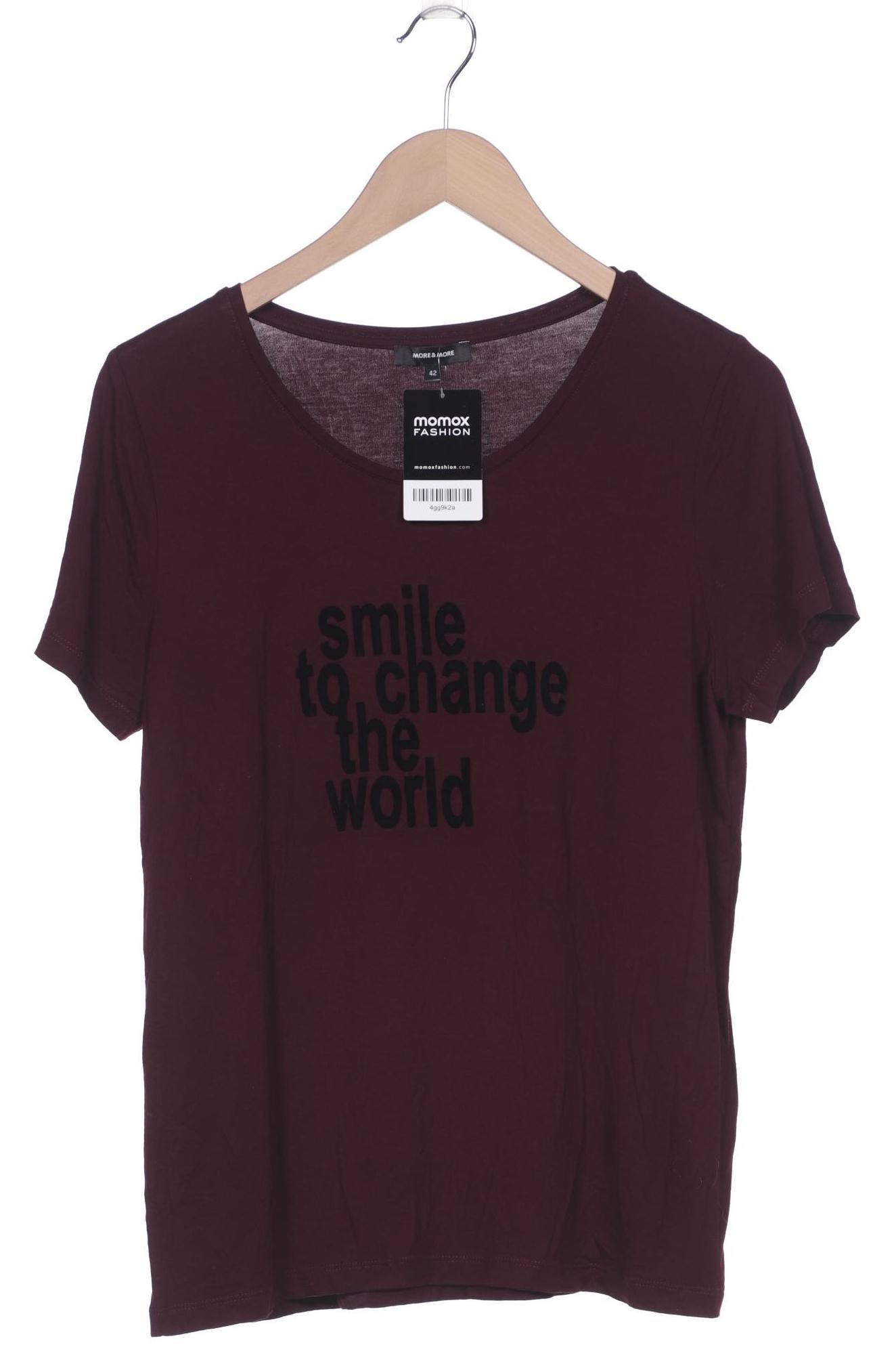 

More & More Damen T-Shirt, bordeaux