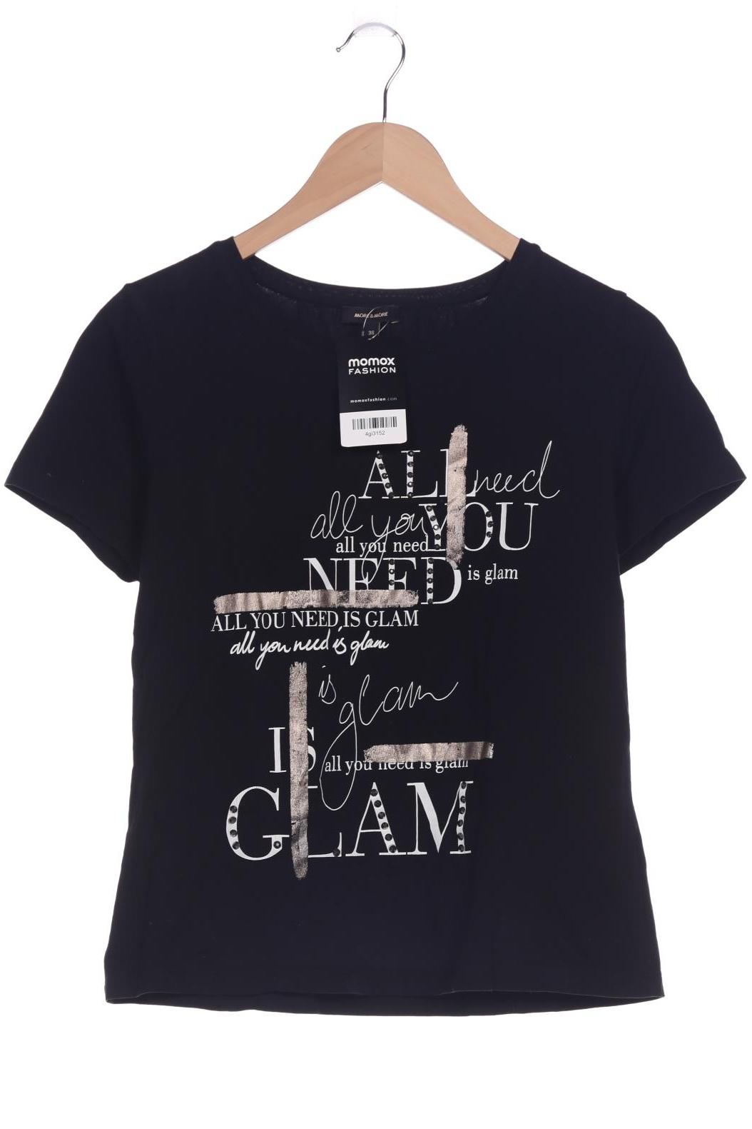 

More & More Damen T-Shirt, schwarz, Gr. 36
