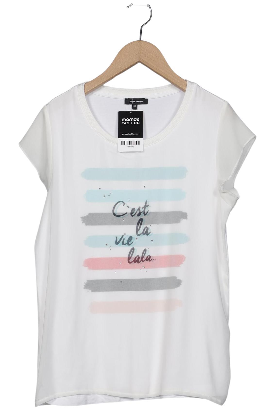 

More & More Damen T-Shirt, weiß, Gr. 36