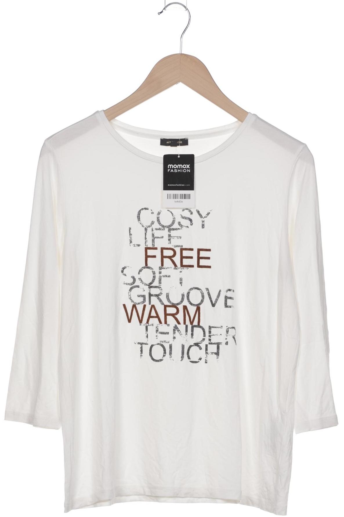 

More & More Damen Langarmshirt, cremeweiß, Gr. 40