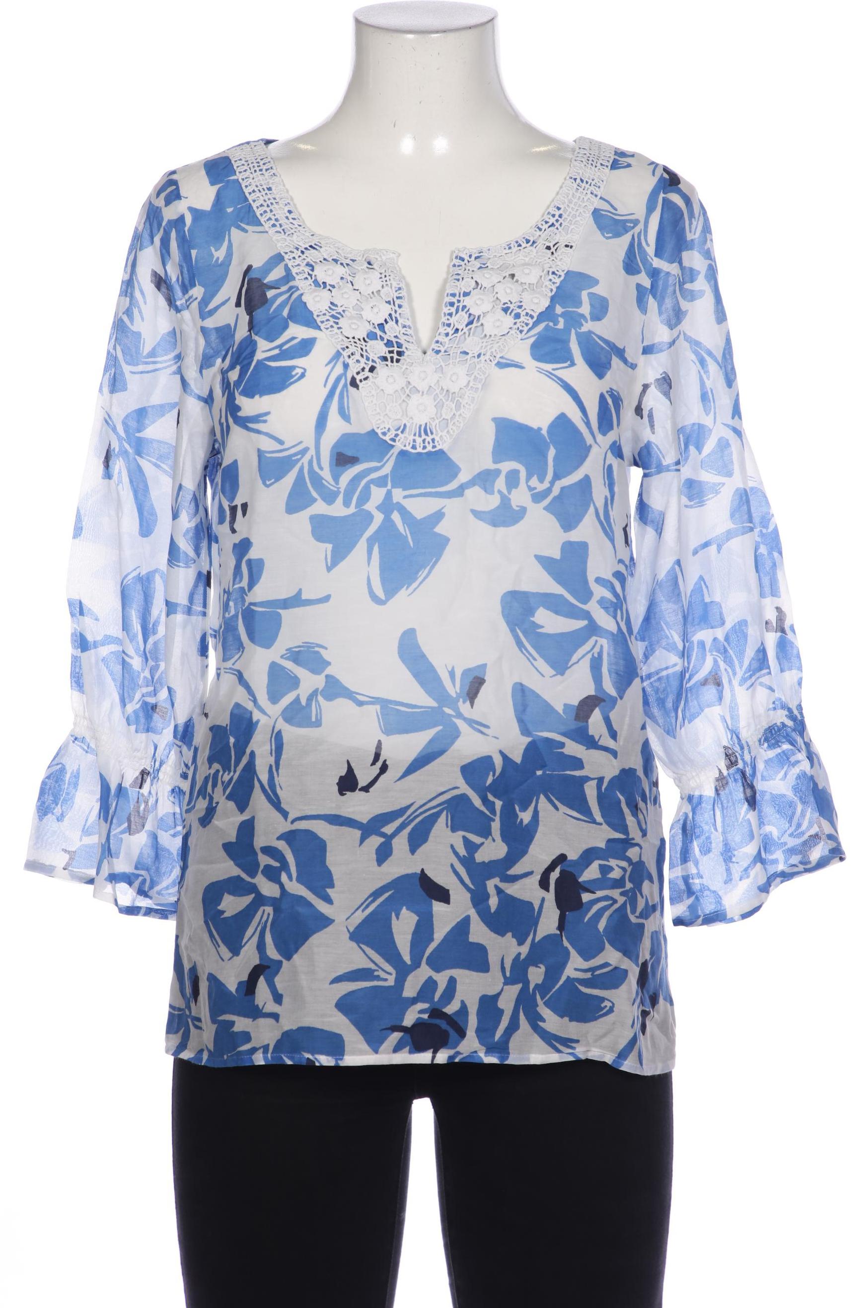 

More & More Damen Bluse, blau, Gr. 38