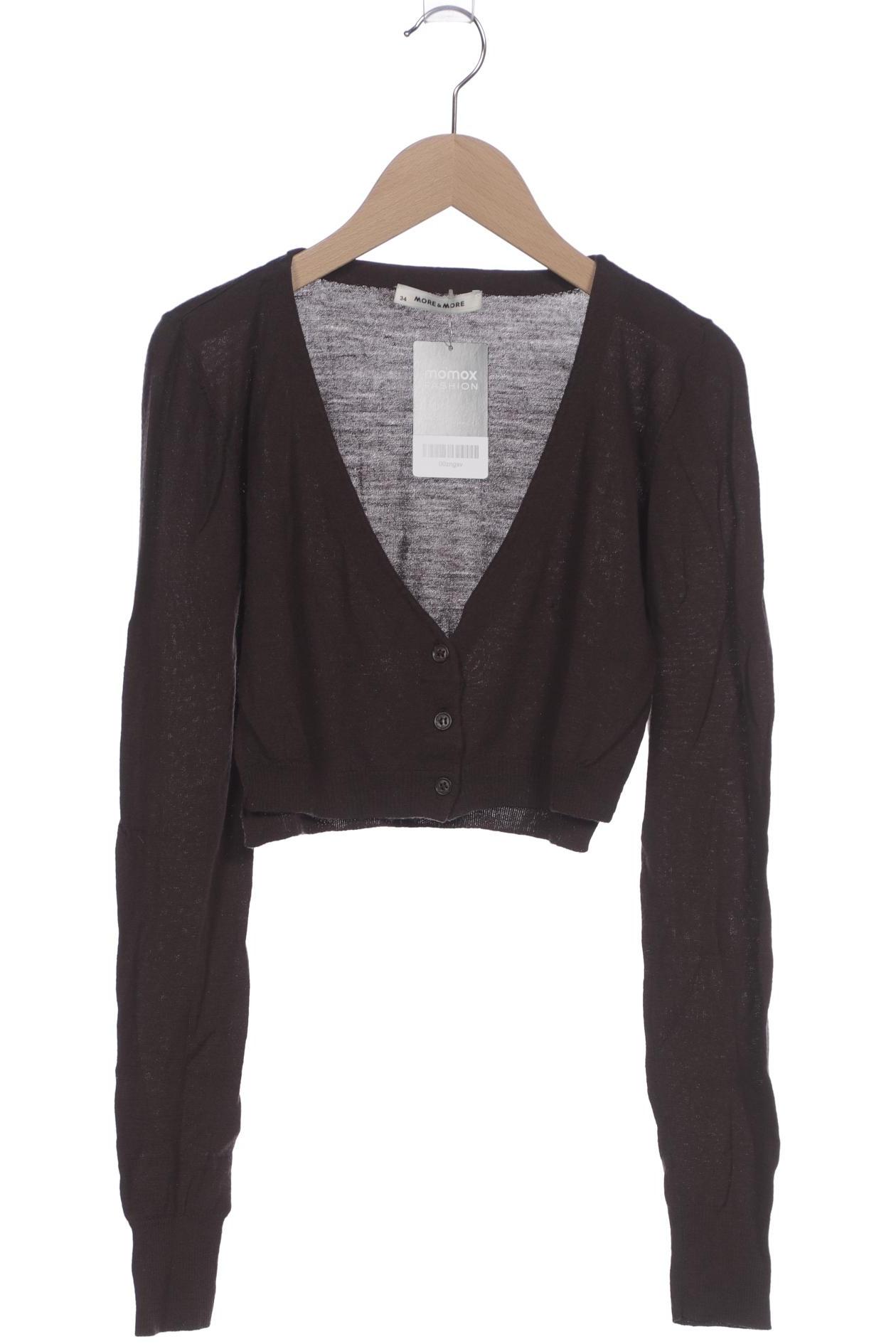 

More & More Damen Strickjacke, braun, Gr. 34