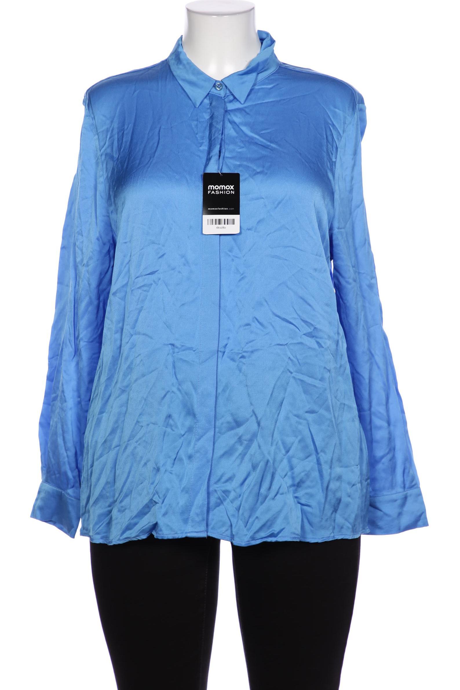 

More & More Damen Bluse, blau, Gr. 44