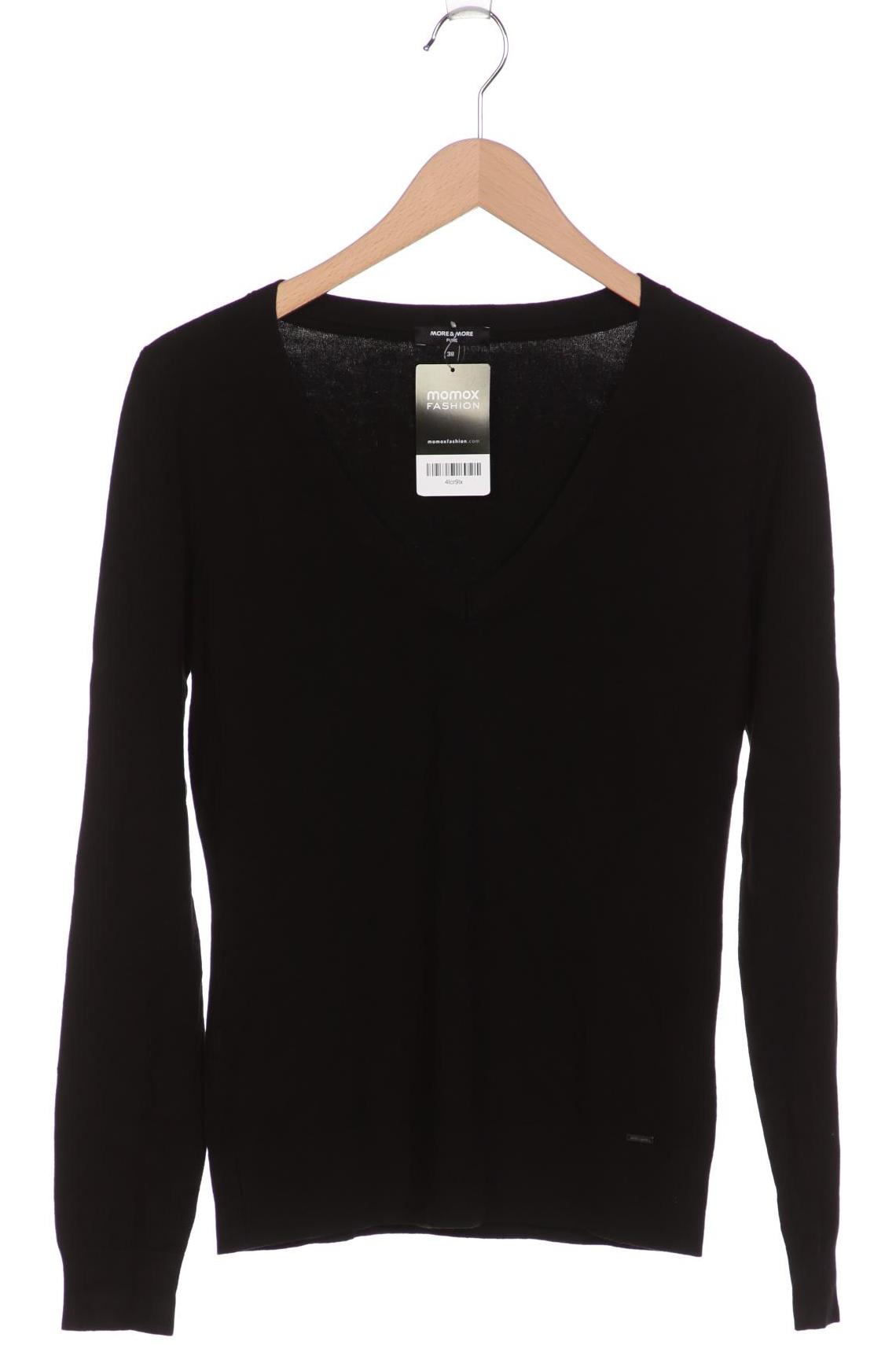 

More & More Damen Langarmshirt, schwarz, Gr. 38