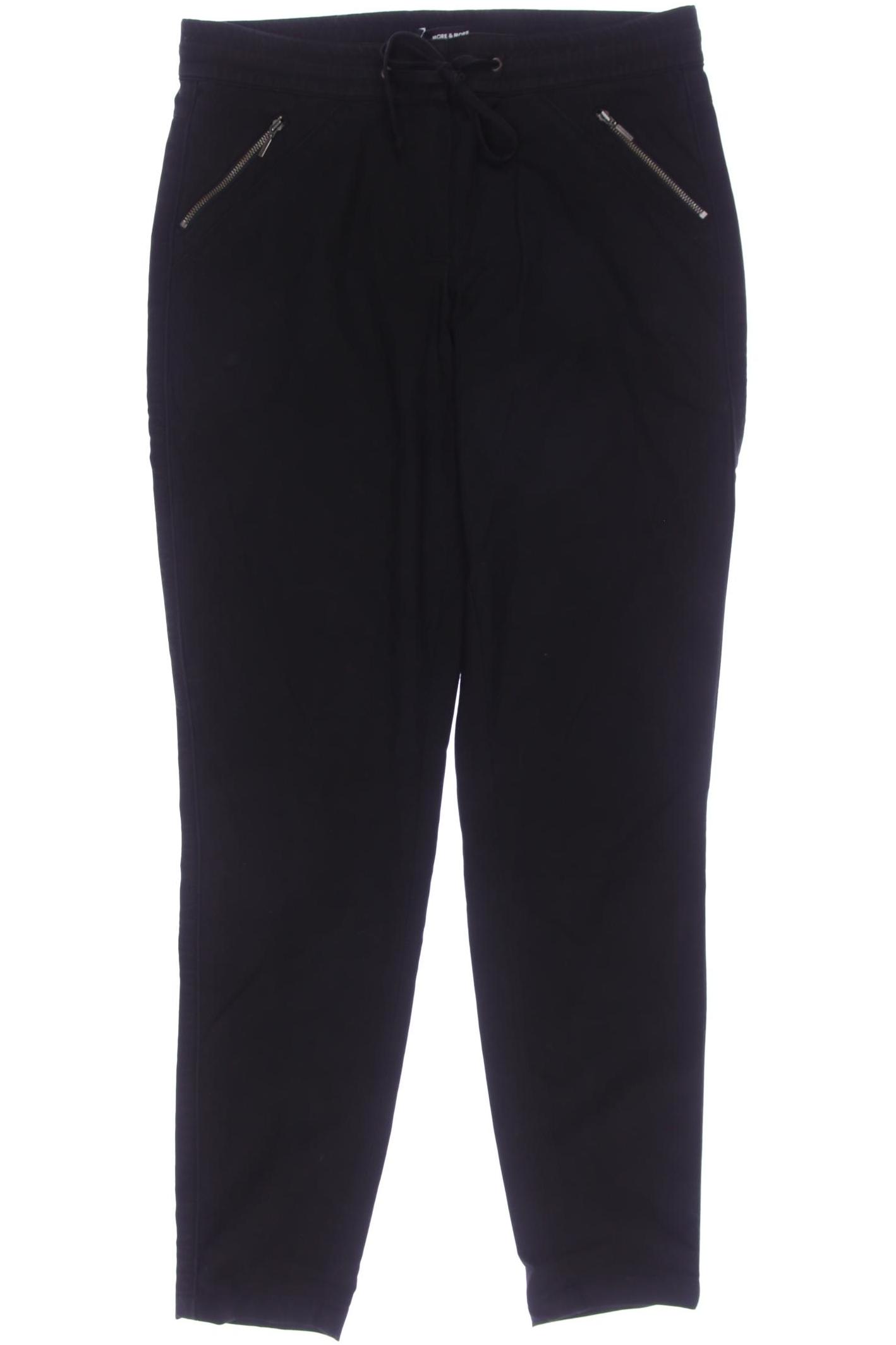 

More & More Damen Stoffhose, schwarz, Gr. 38