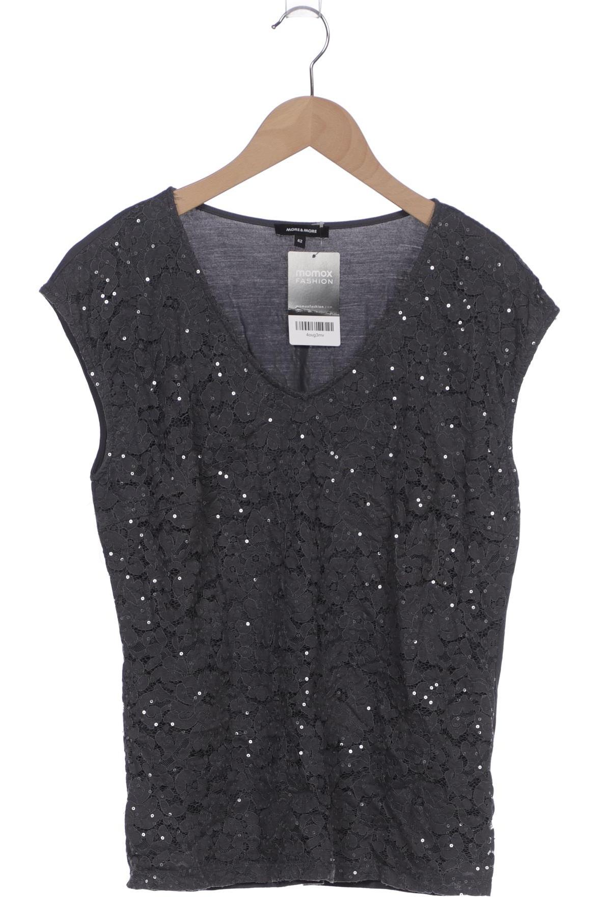 

More & More Damen T-Shirt, grau, Gr. 42