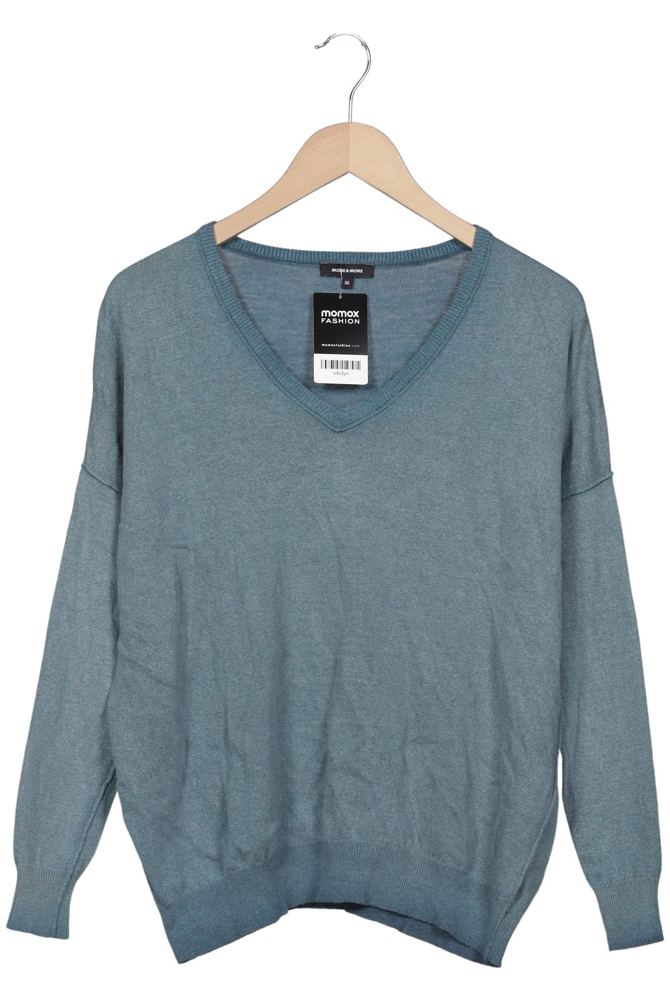 

More & More Damen Pullover, blau, Gr. 36