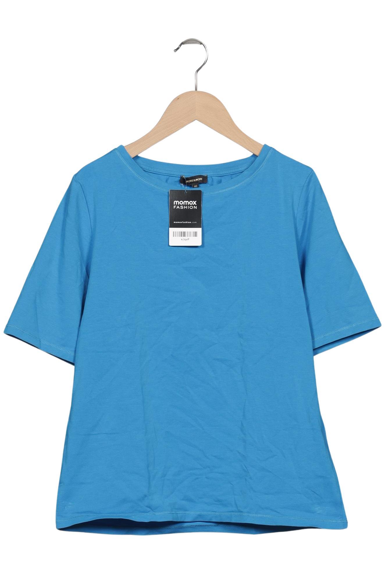 

More & More Damen T-Shirt, blau, Gr. 40