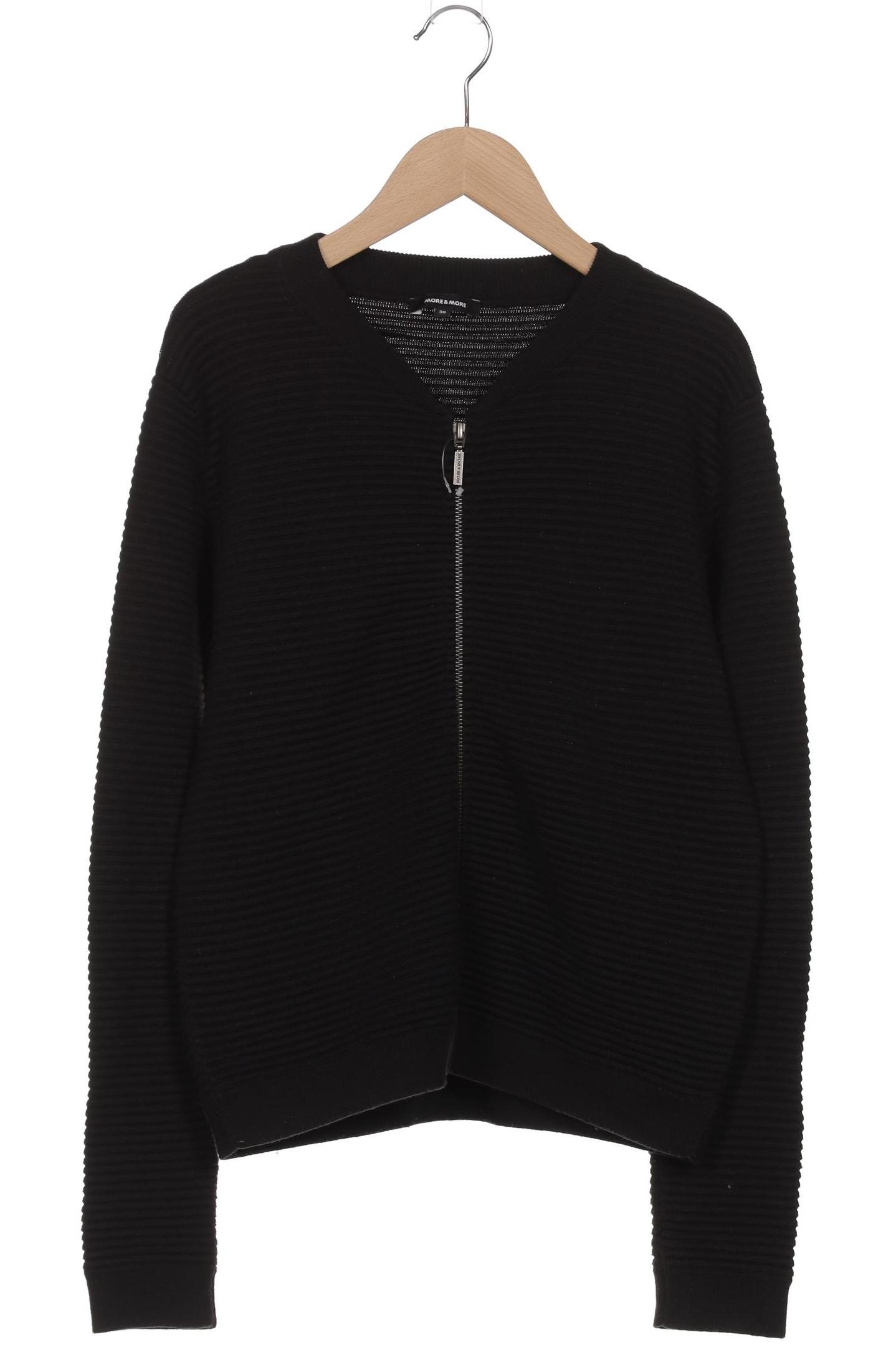 

More & More Damen Strickjacke, schwarz, Gr. 36
