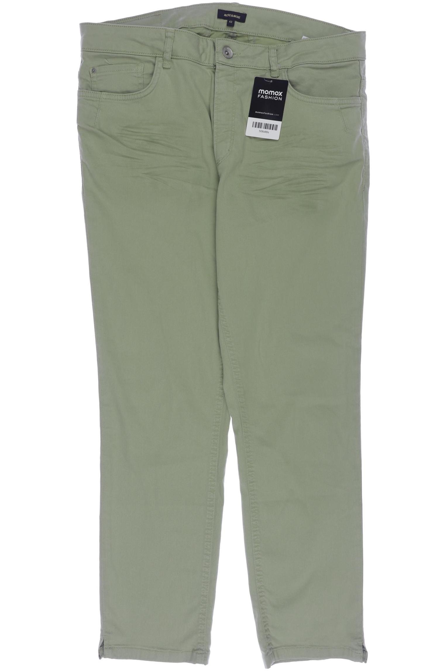 

More & More Damen Jeans, hellgrün, Gr. 42