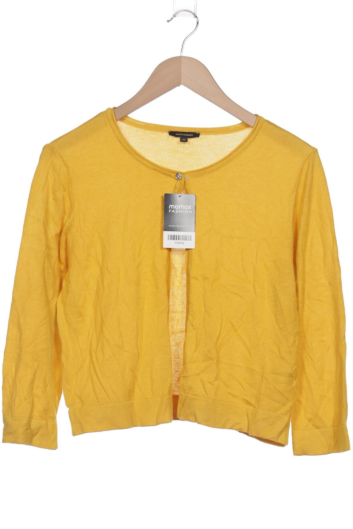 

More & More Damen Strickjacke, gelb, Gr. 40