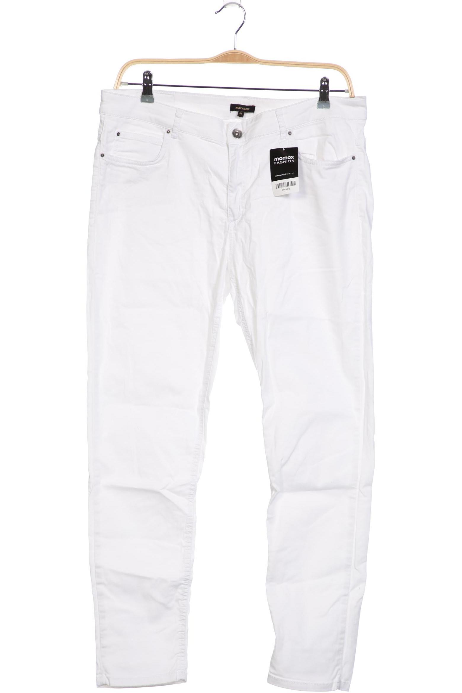 

More & More Damen Jeans, weiß, Gr. 46