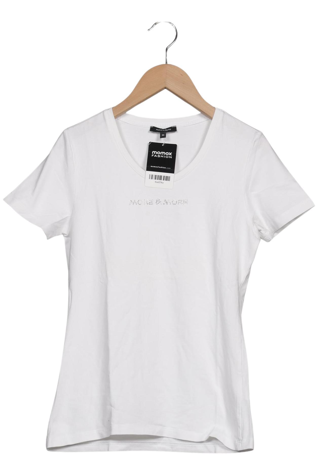 

More & More Damen T-Shirt, weiß, Gr. 36