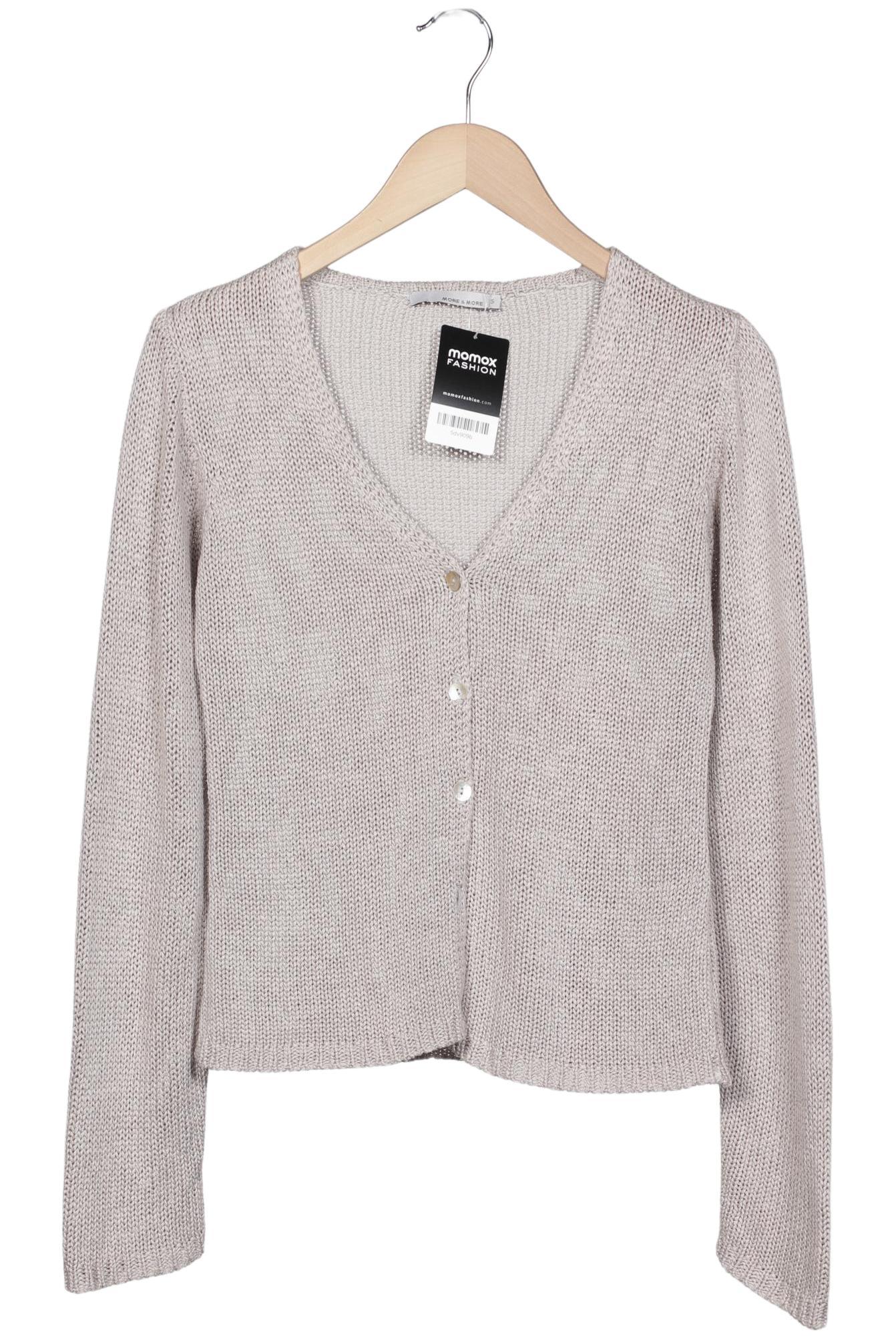 

More & More Damen Strickjacke, grau, Gr. 36