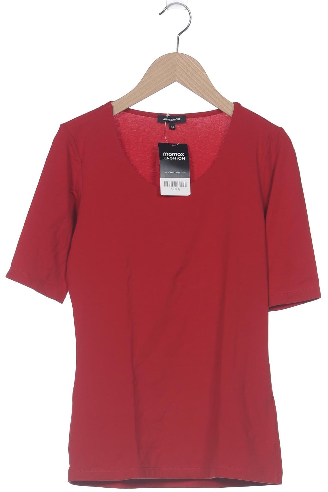 

More & More Damen T-Shirt, rot, Gr. 34