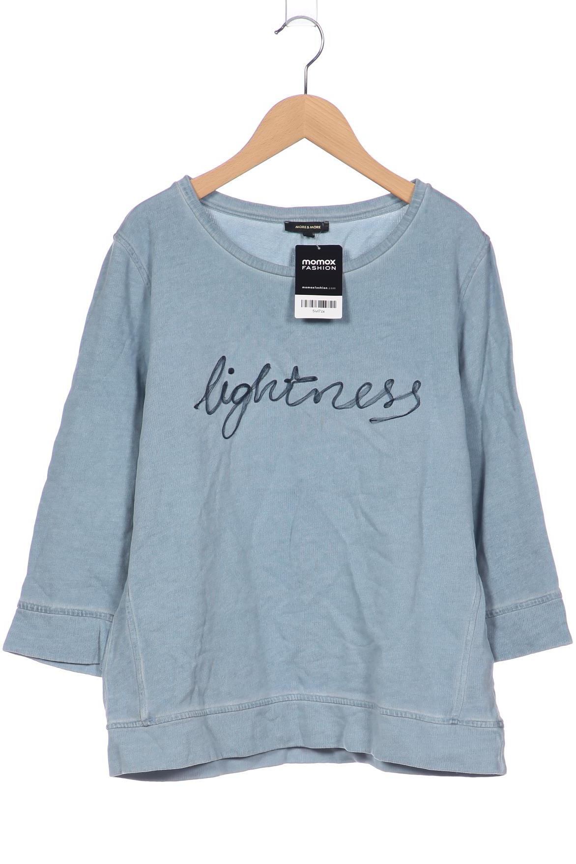 

More & More Damen Sweatshirt, hellblau, Gr. 38