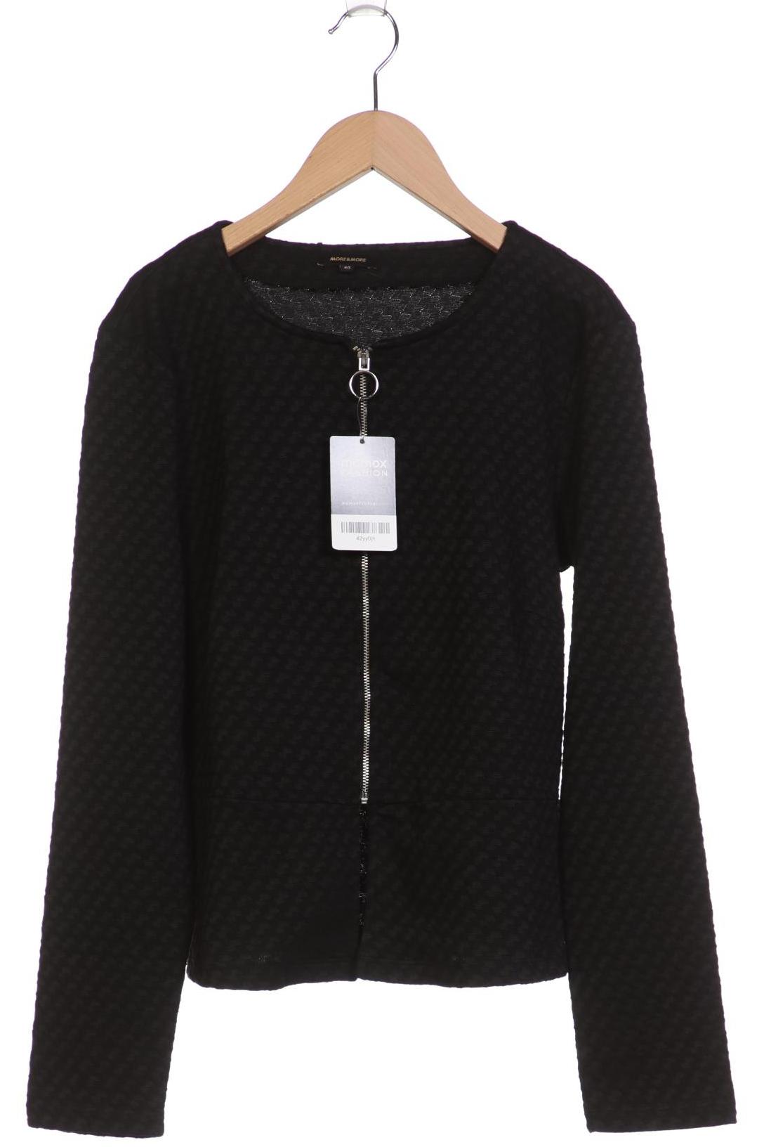 

More & More Damen Strickjacke, schwarz, Gr. 40