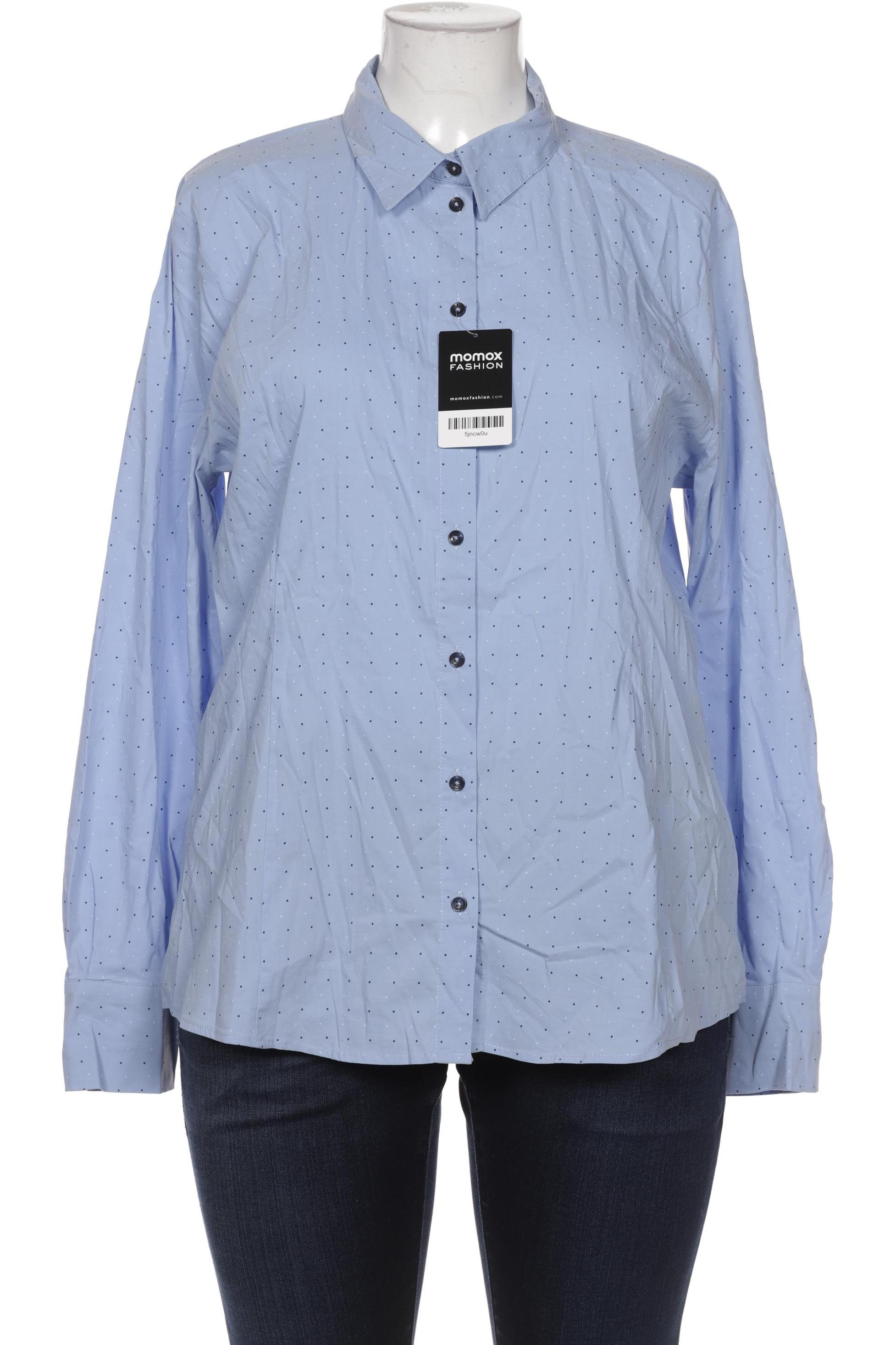 

More & More Damen Bluse, blau, Gr. 46