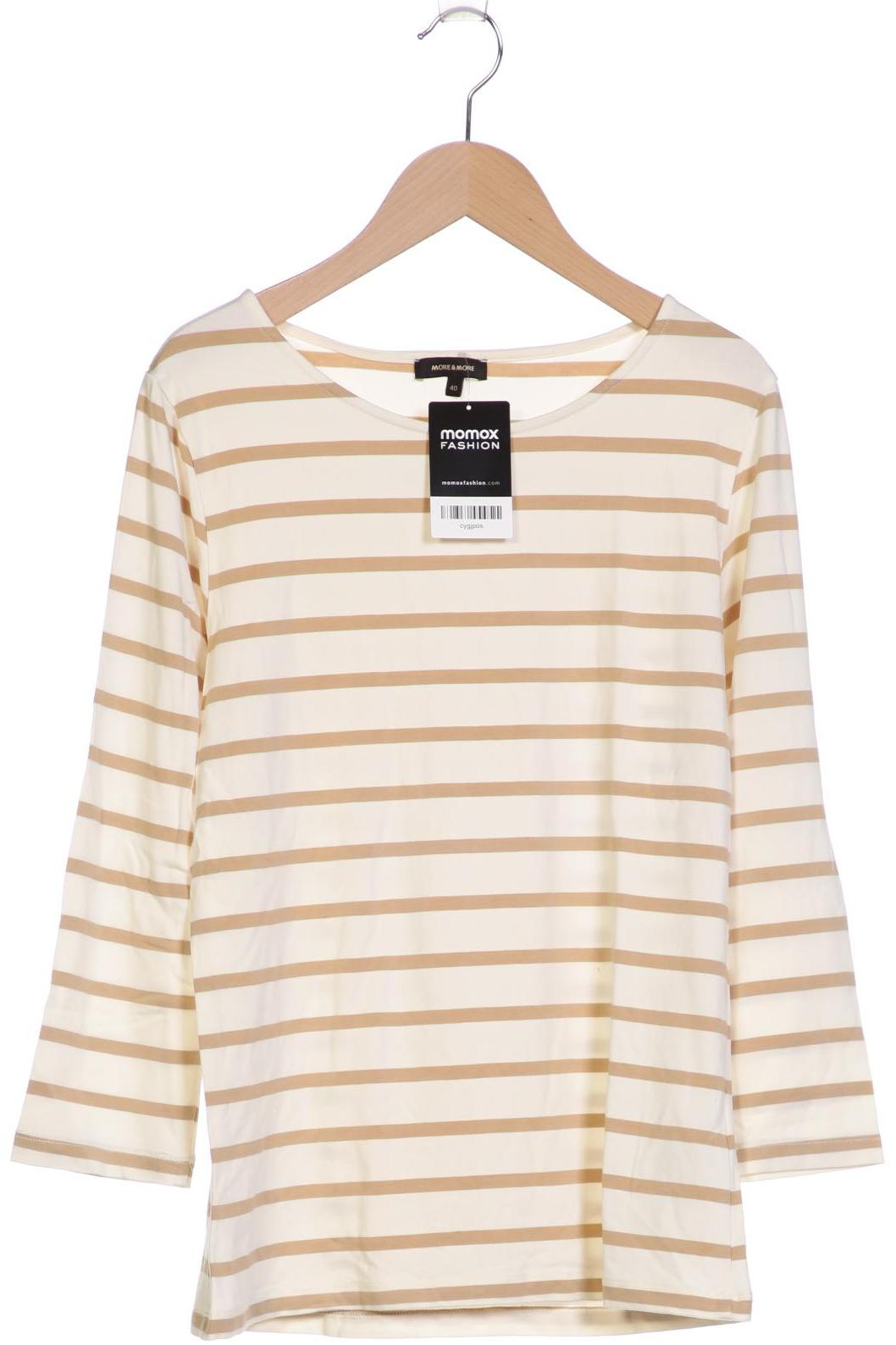 

More & More Damen Langarmshirt, cremeweiß, Gr. 40