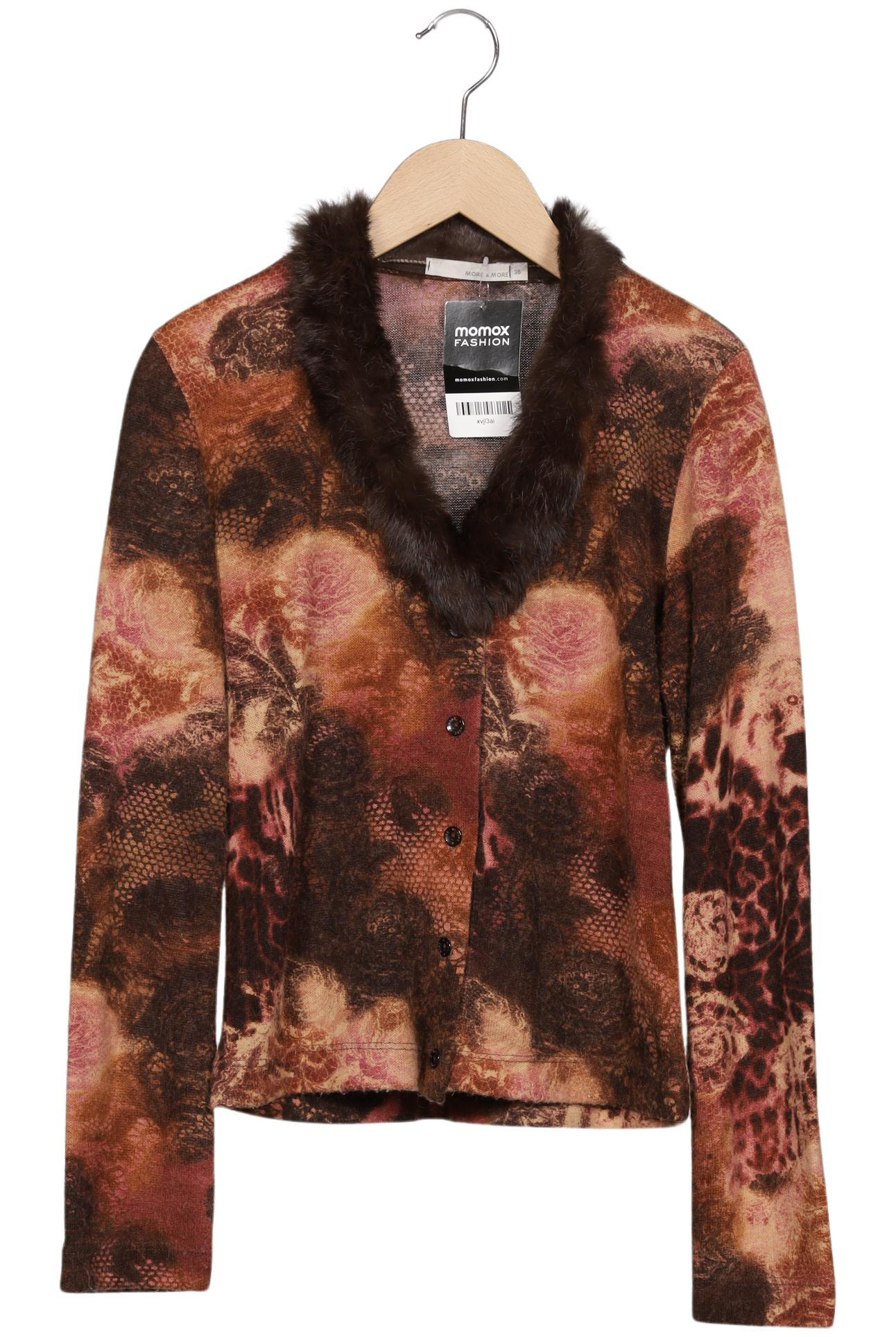 

More & More Damen Strickjacke, braun, Gr. 38