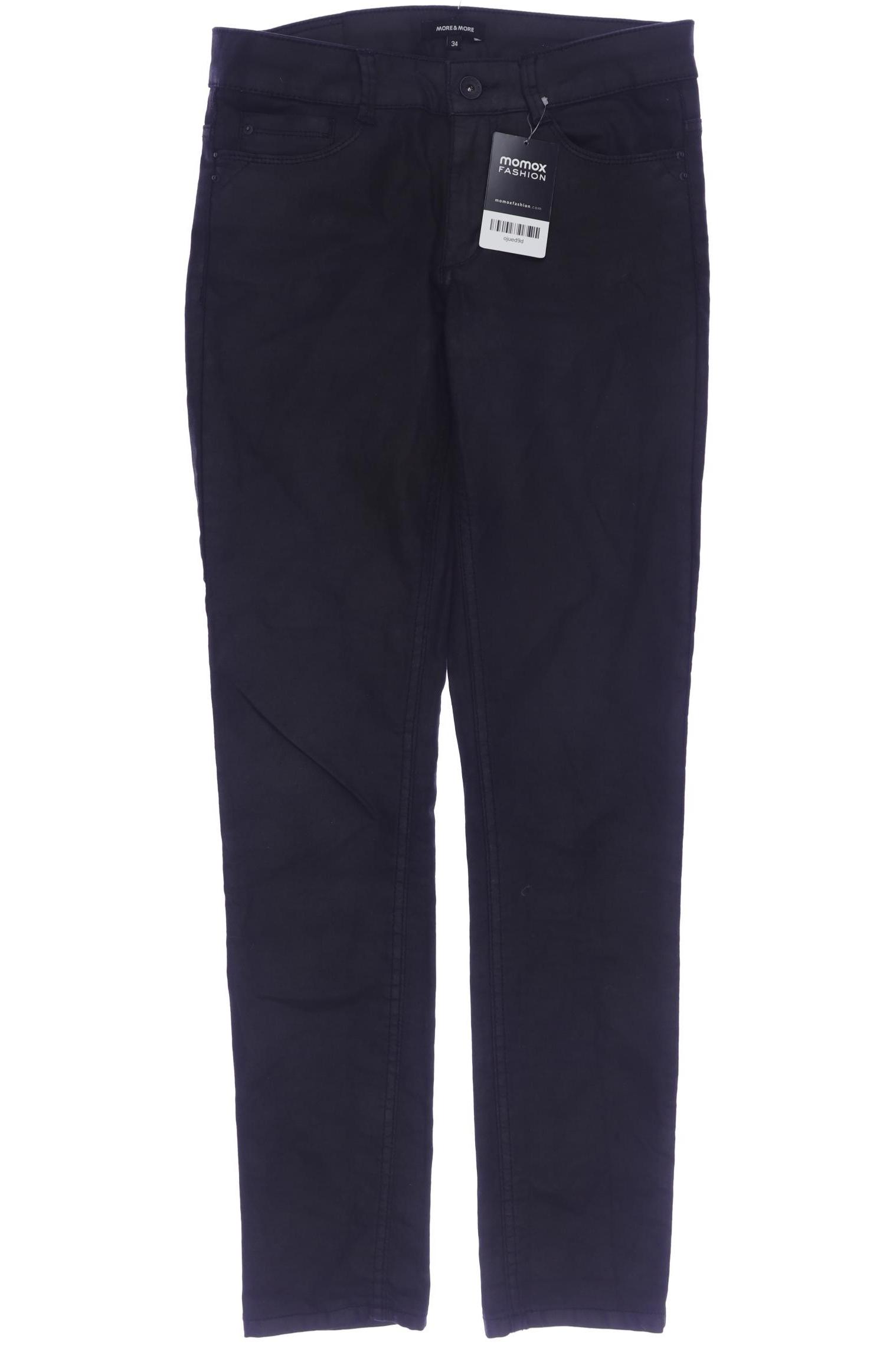 

More & More Damen Stoffhose, schwarz, Gr. 34