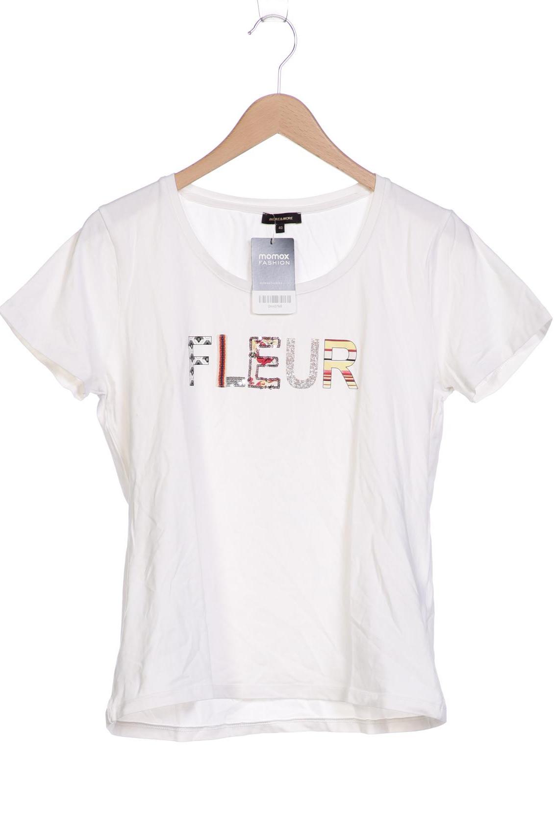 

More & More Damen T-Shirt, weiß, Gr. 40