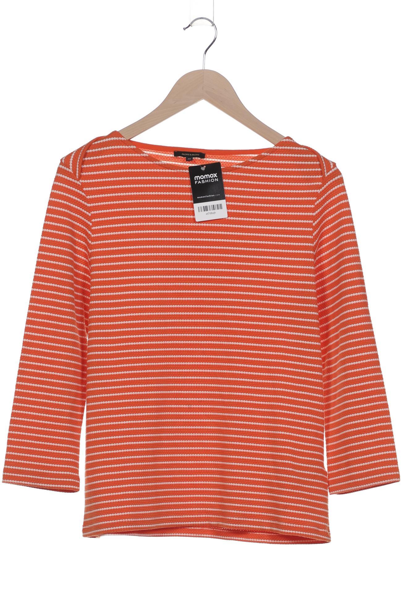 

More & More Damen Langarmshirt, orange, Gr. 40