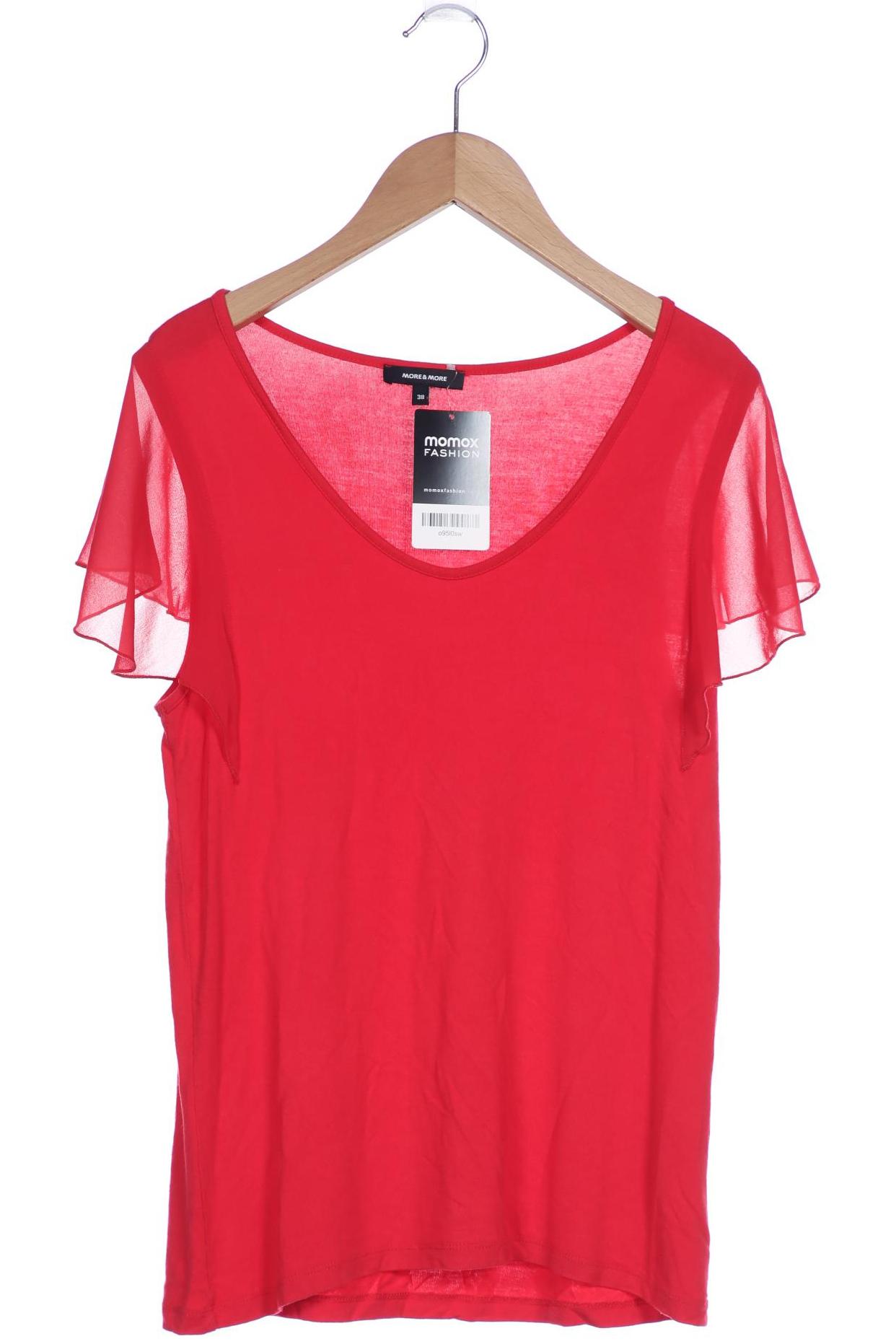 

More & More Damen T-Shirt, rot, Gr. 38
