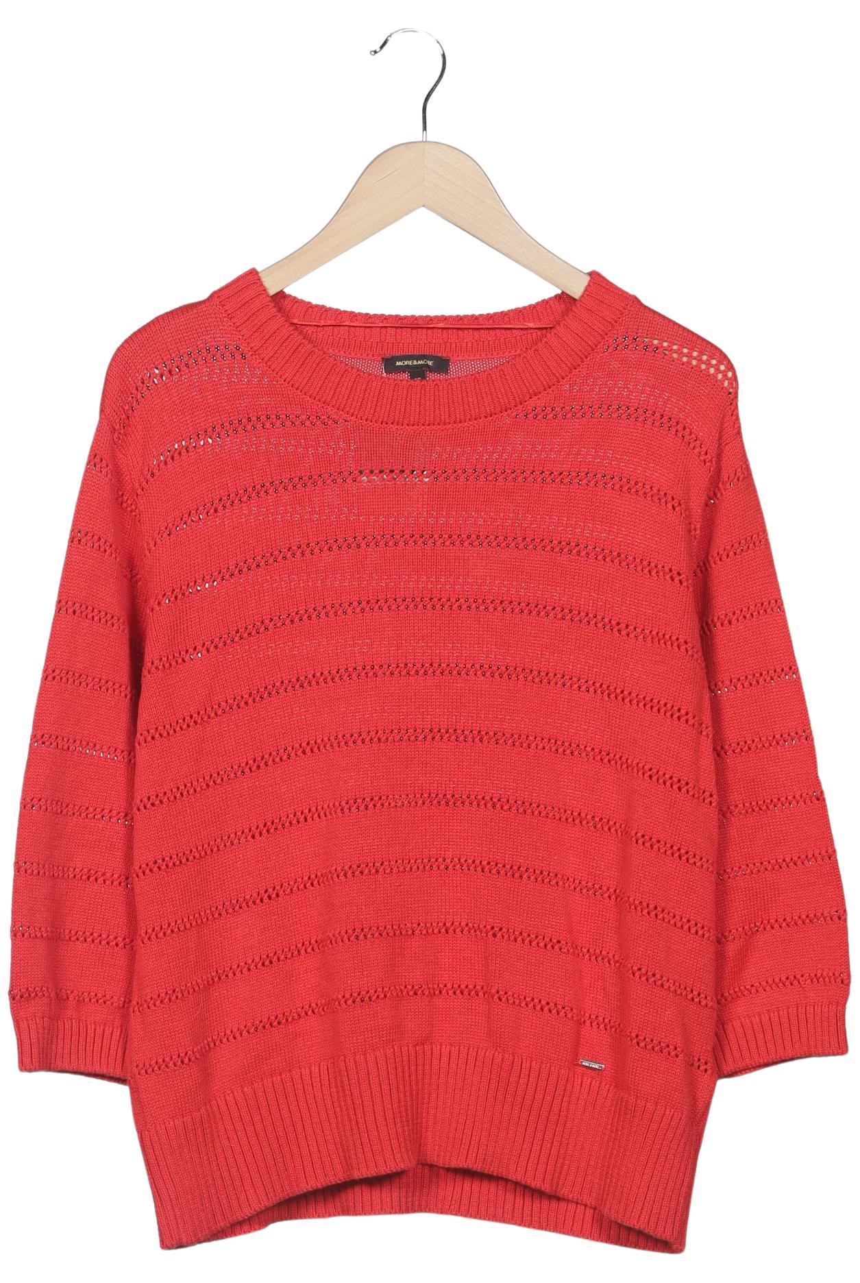 

More & More Damen Pullover, rot, Gr. 46