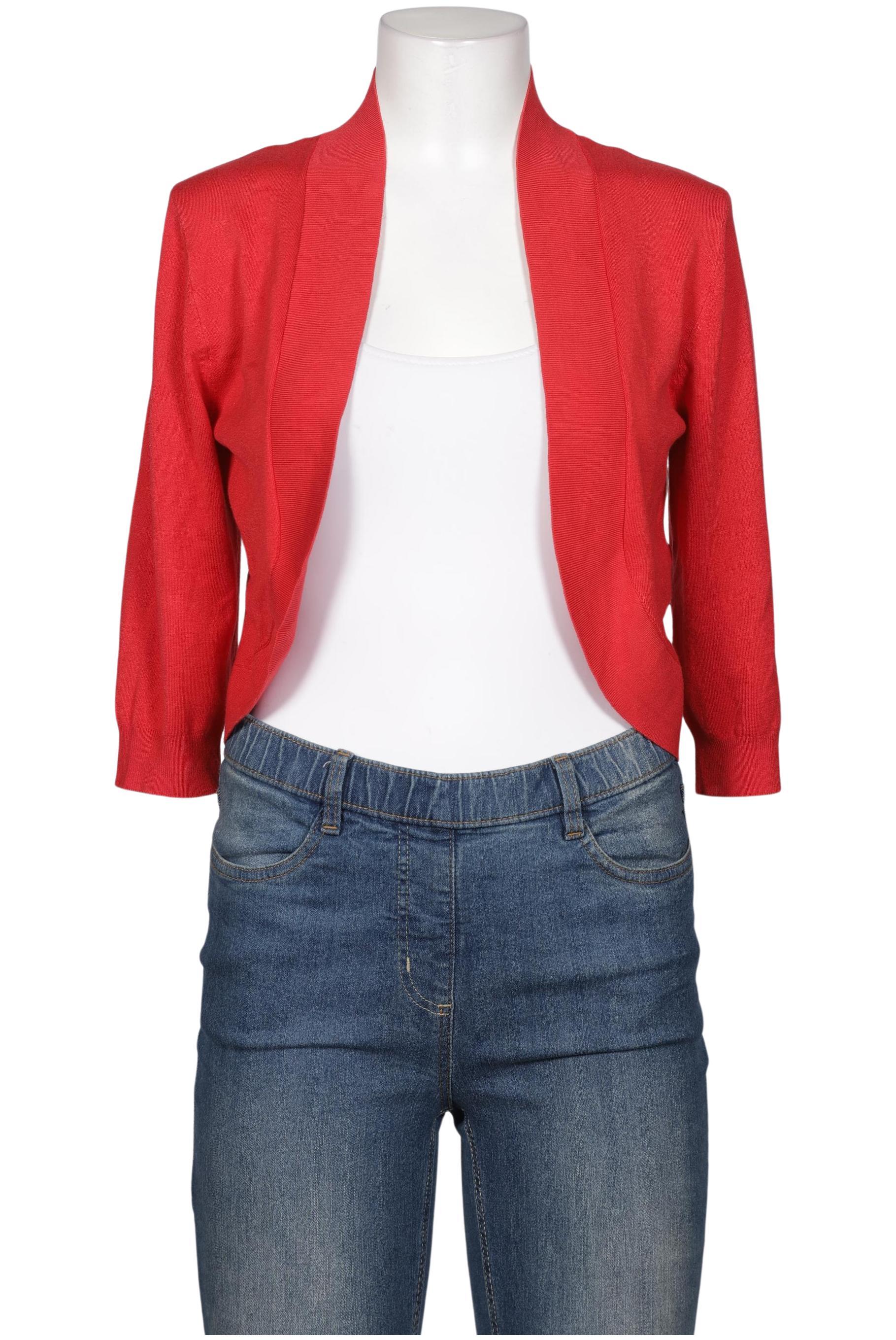 

More & More Damen Strickjacke, rot, Gr. 38