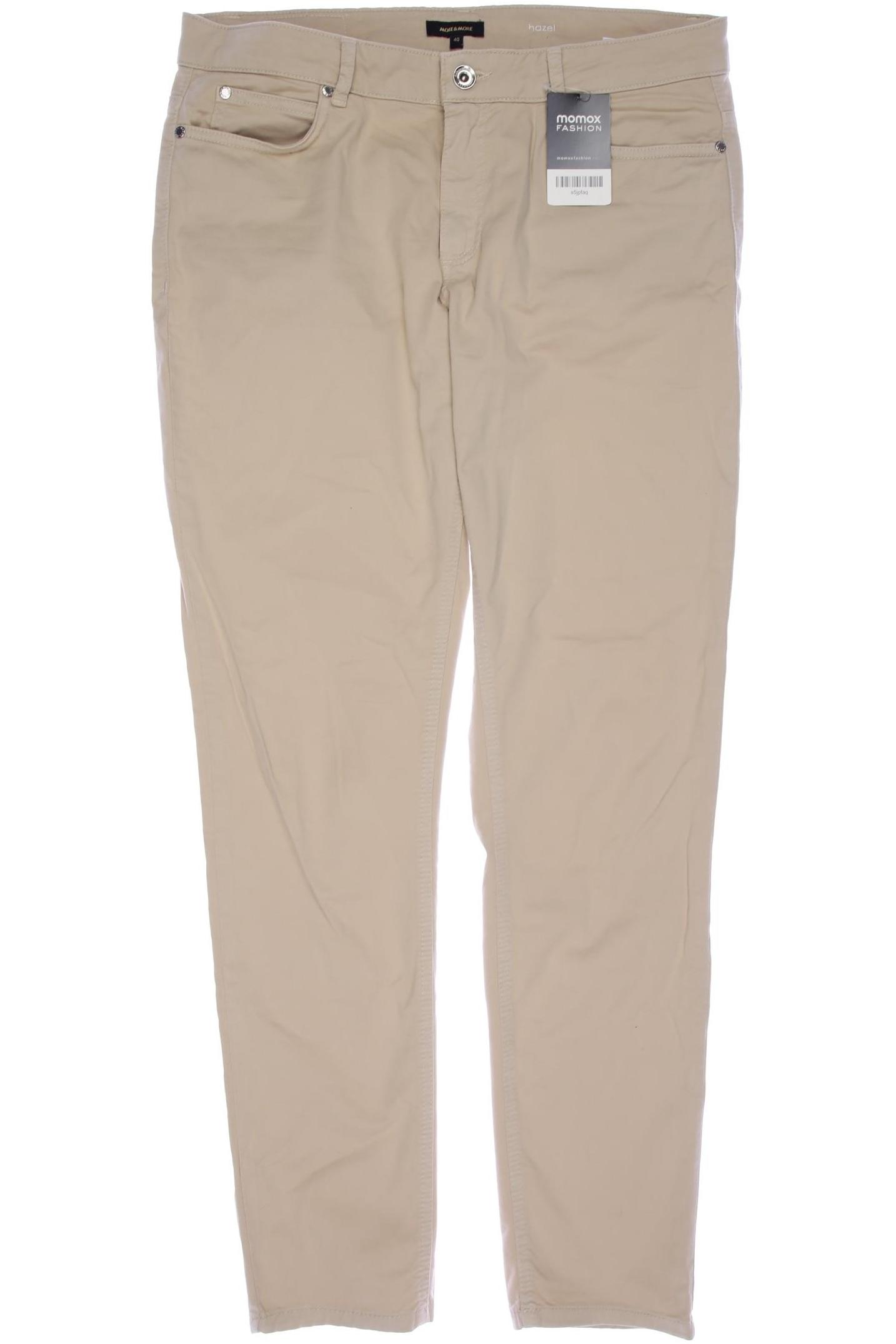 

More & More Damen Stoffhose, beige, Gr. 40