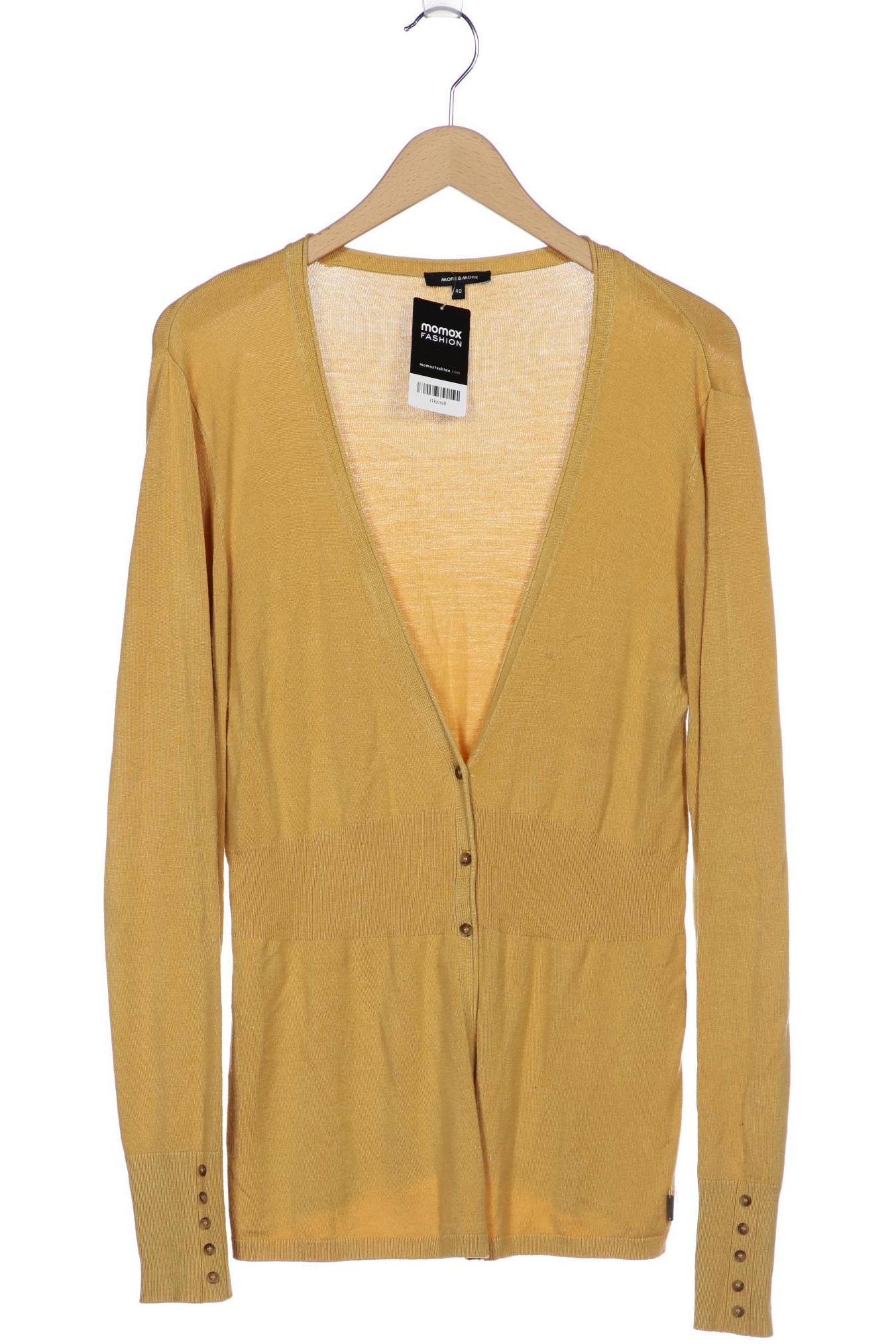 

More & More Damen Strickjacke, gelb, Gr. 40