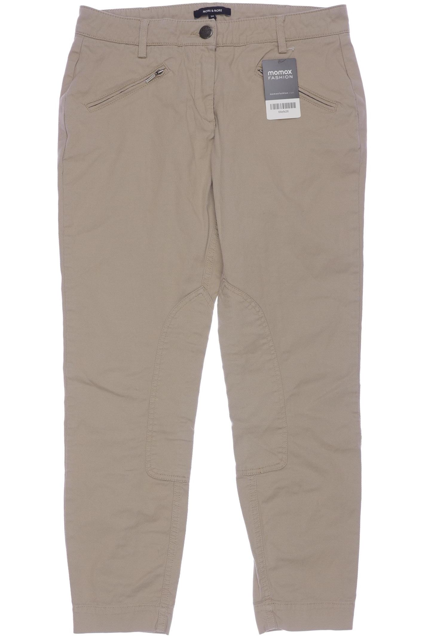 

More & More Damen Stoffhose, beige, Gr. 38
