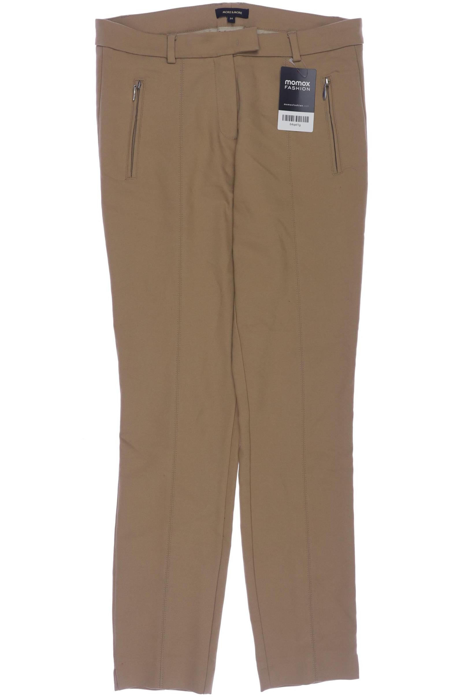 

More & More Damen Stoffhose, braun, Gr. 34