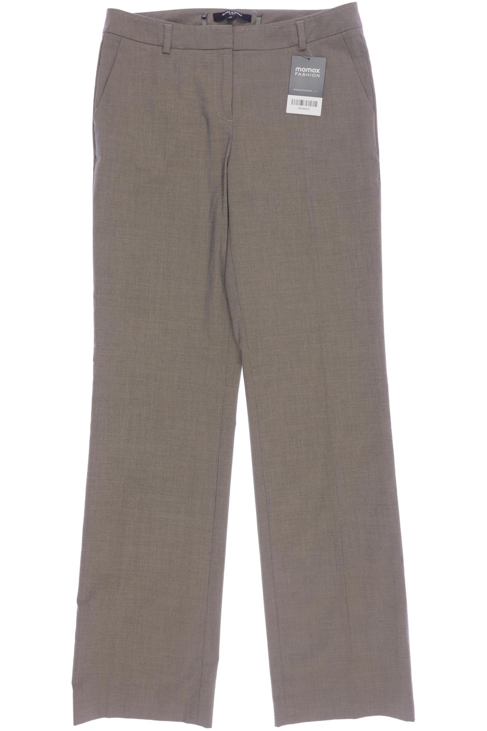 

More & More Damen Stoffhose, braun, Gr. 34