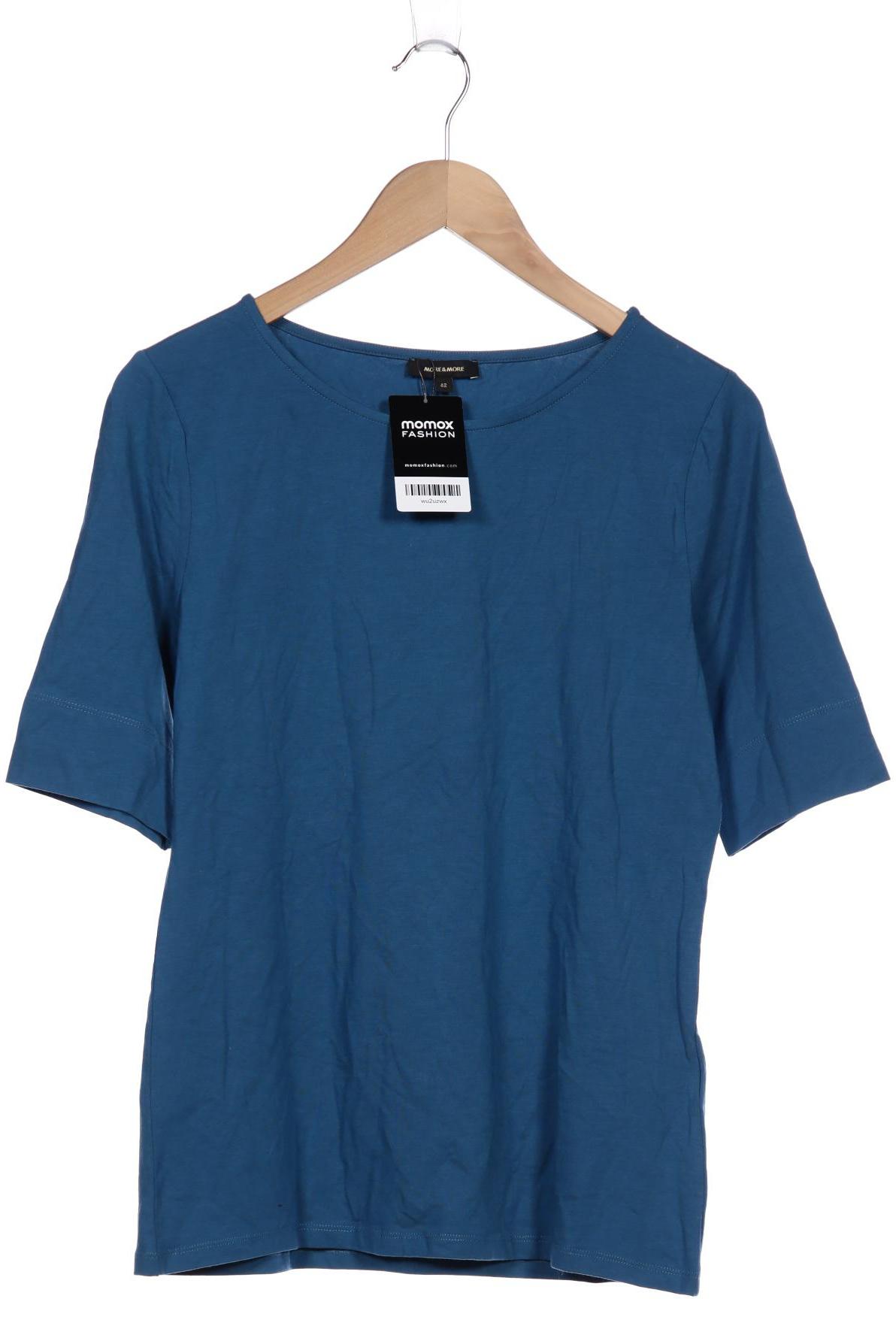 

More & More Damen T-Shirt, blau, Gr. 42