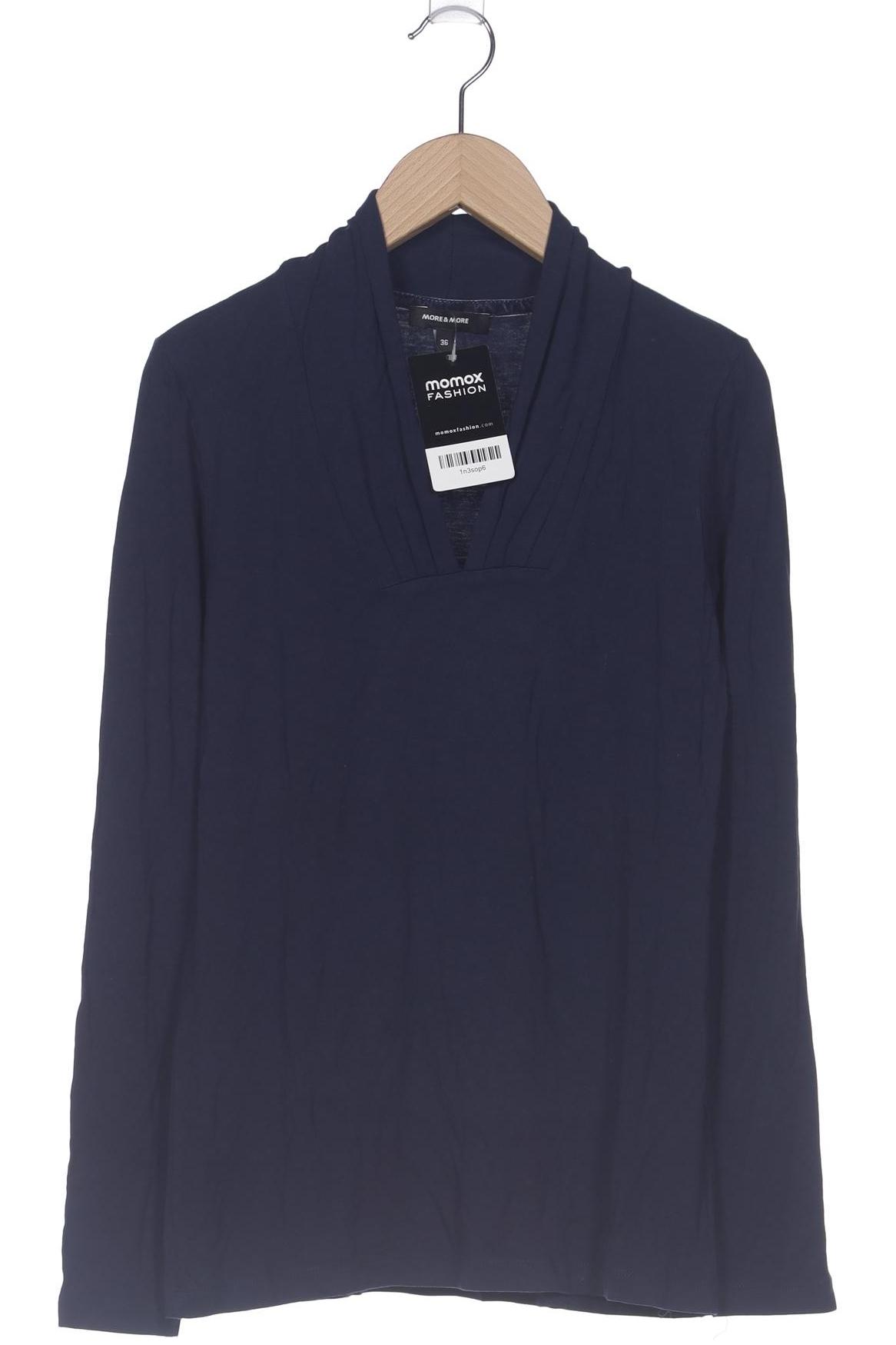 

More & More Damen Langarmshirt, marineblau, Gr. 36