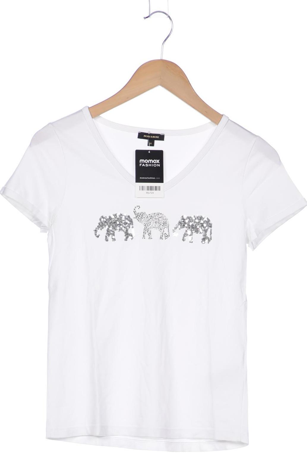 

More & More Damen T-Shirt, weiß, Gr. 34