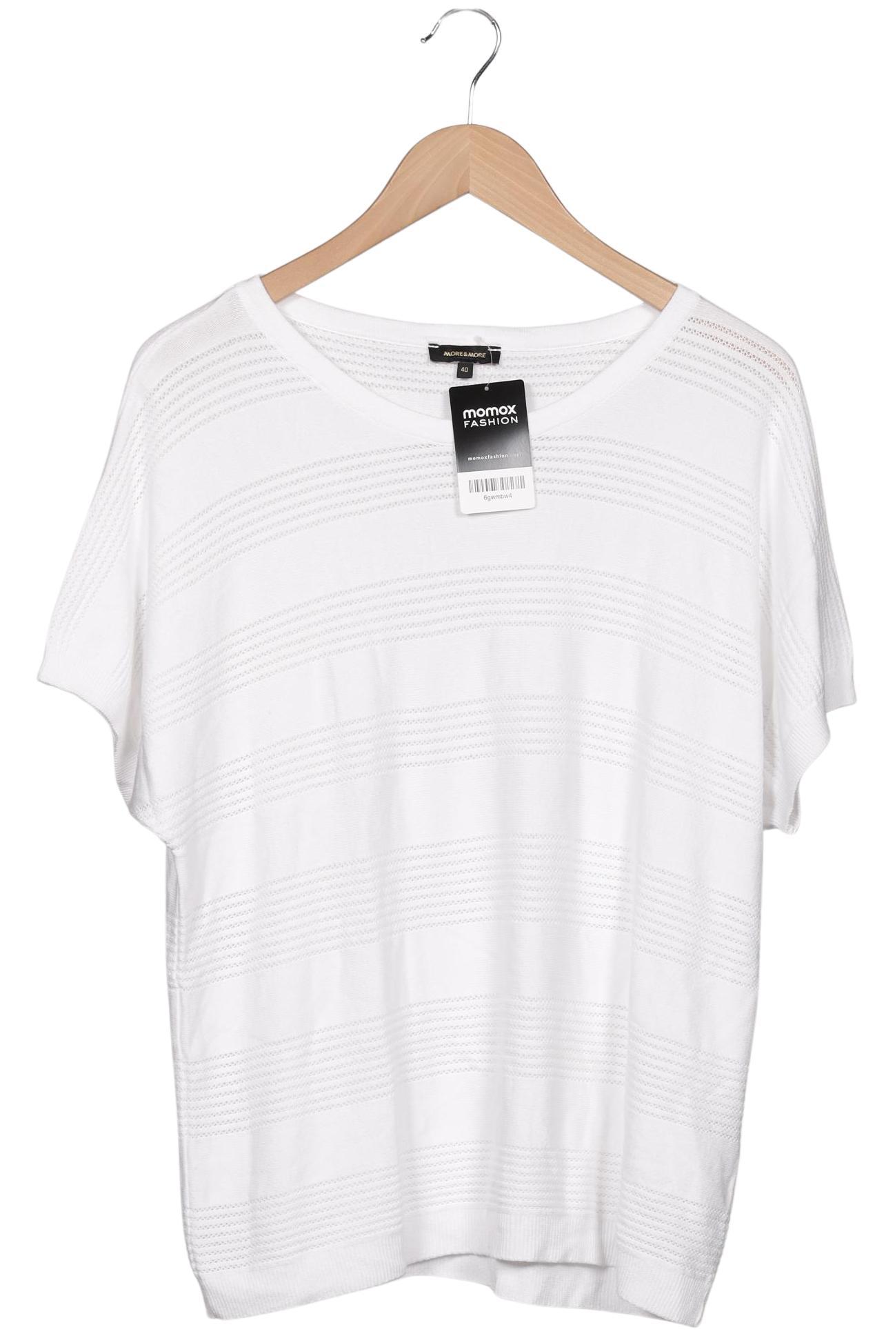 

More & More Damen T-Shirt, weiß, Gr. 40