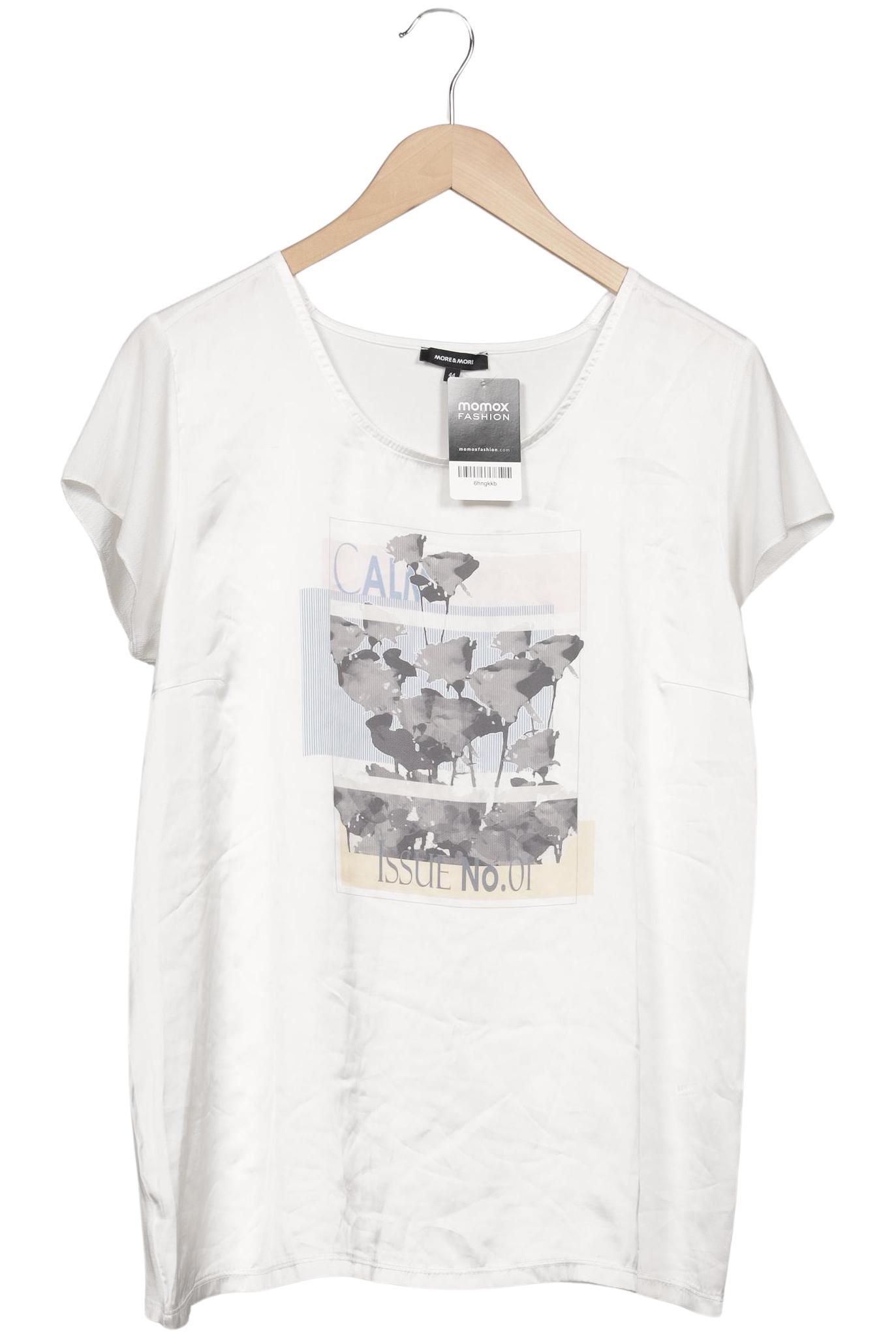 

More & More Damen T-Shirt, weiß, Gr. 44