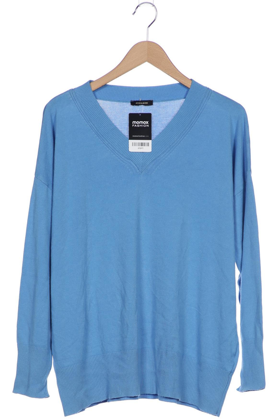 

More & More Damen Pullover, blau, Gr. 44